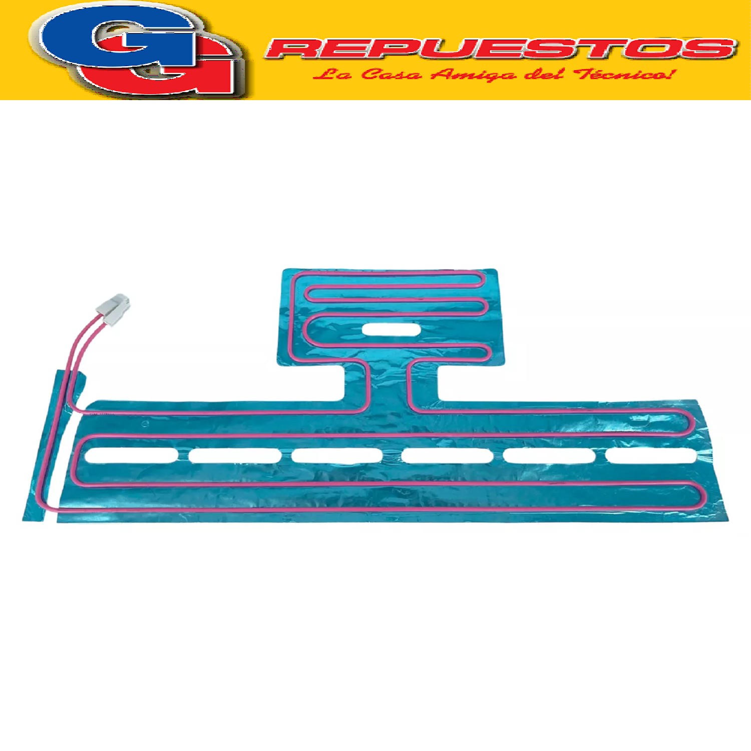 RESISTENCIA CANALETA ALUMINIO PARA HELADERA WHIRLPOOL WRE48D B-WRE48DR-WRE48EB-WRE48ER-WRE51D1-WRE51X1-WRX51D1-WRX51X1 ( Cod.Origen: W10212827 (WHIRLPOOL) RESISTENCIA 220V WRE48 220/240V 12W Produttore: Made in Brazil WRE 48 DB