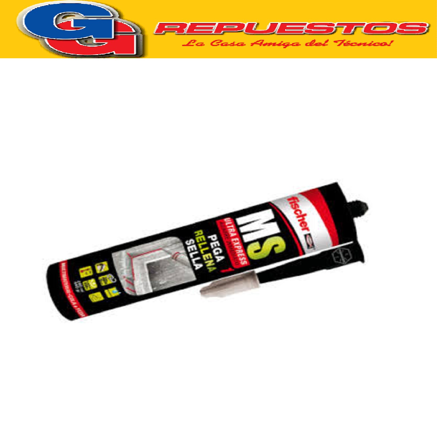 SELLADOR ADHESIVO MS CRISTAL QUIMICOS FISCHER 290MM