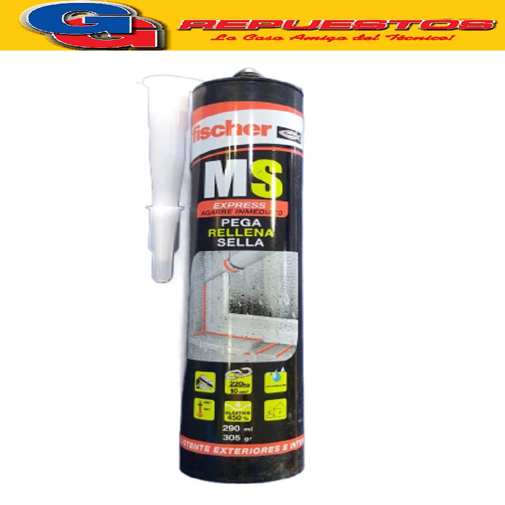 SELLADOR ADHESIVO MS CRISTAL QUIMICOS FISCHER 290MM