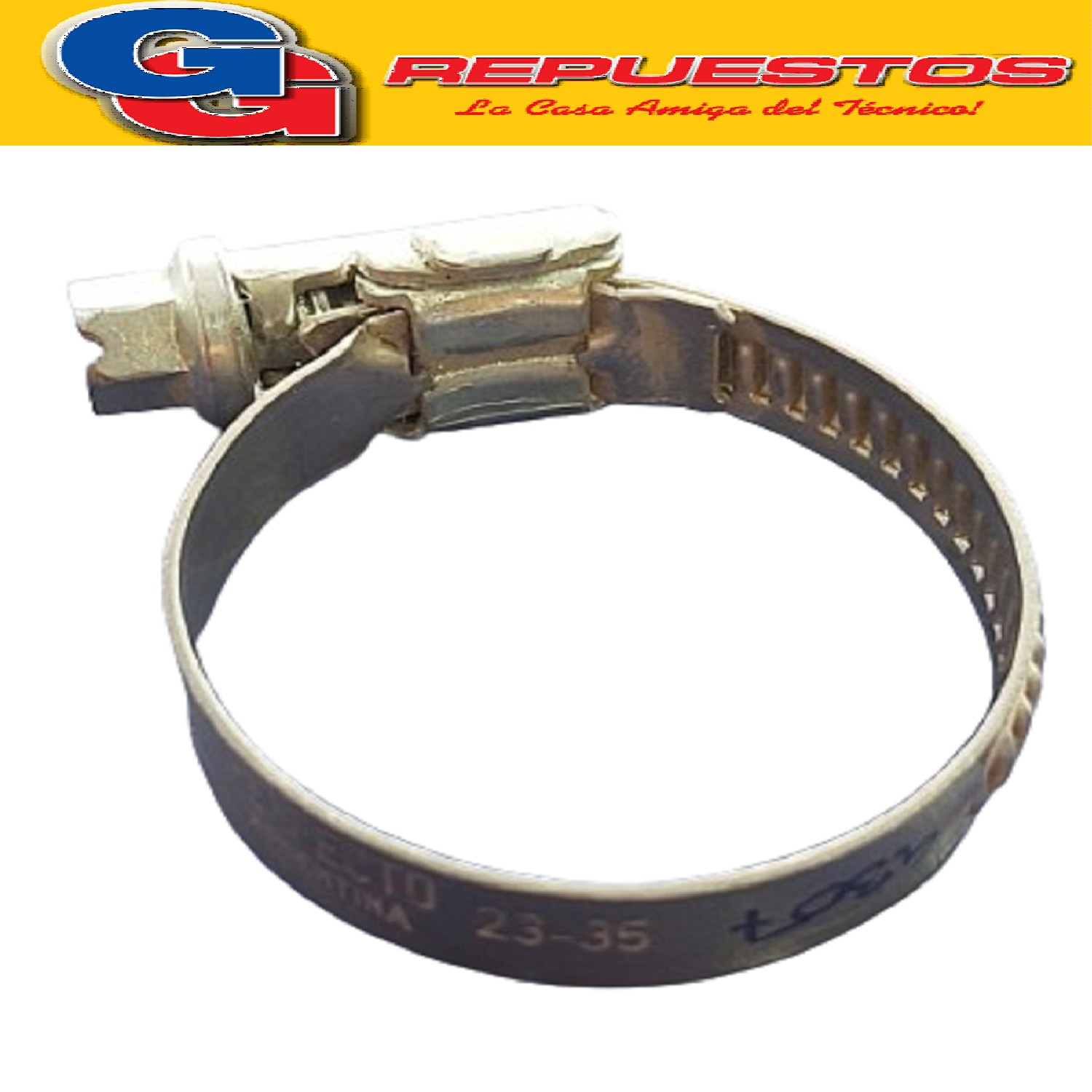 ABRAZADERA CON TORNILLO 9MM 23 - 35MM