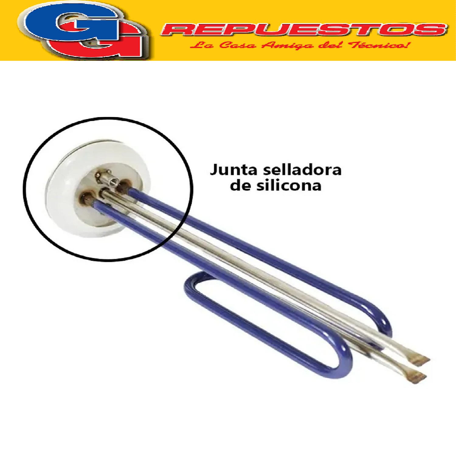 RESISTENCIA PARA TERMOTANQUE PHILCO RANSER LARGA 1500W MODEL O ACTUAL