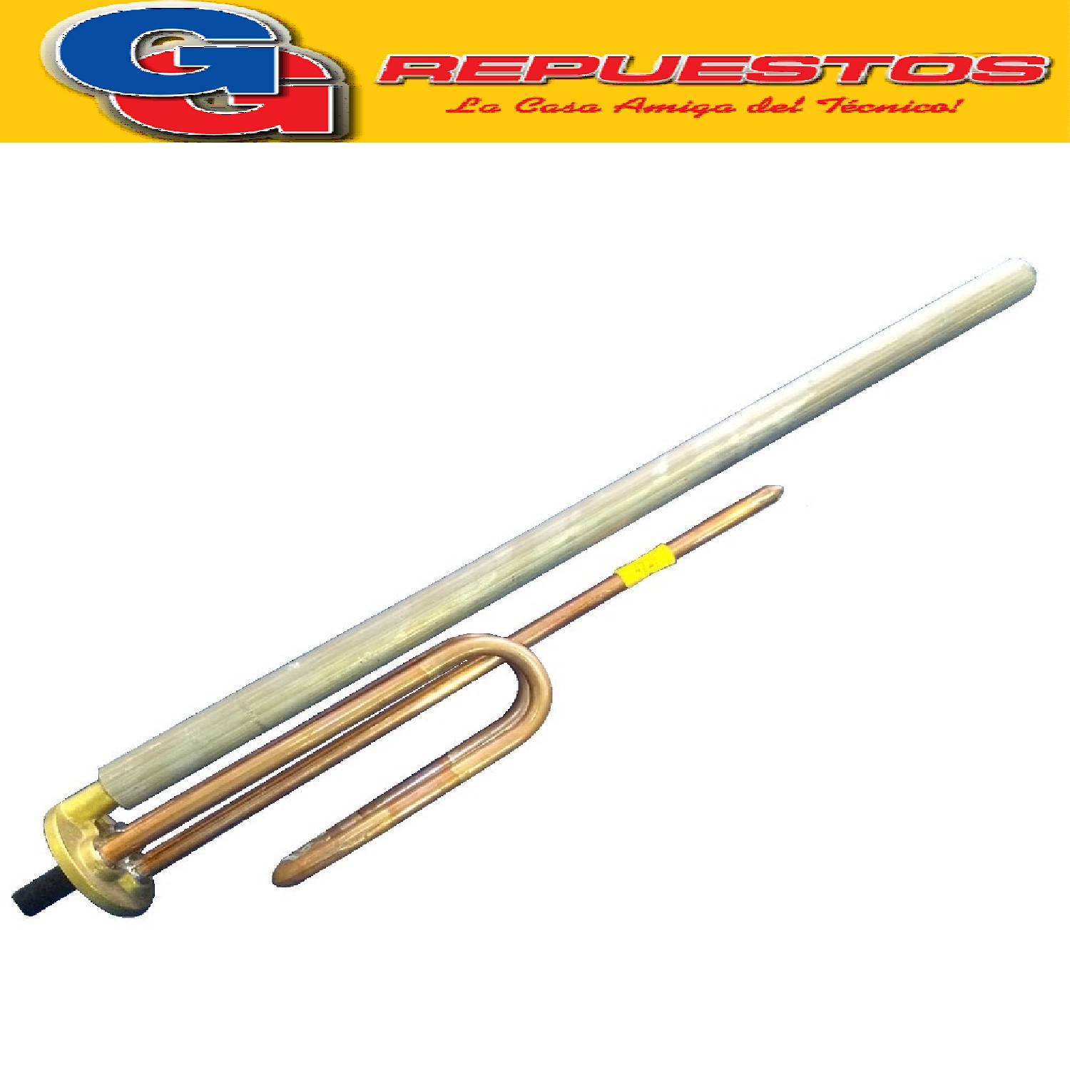 RESISTENCIA PARA TERMOTANQUE JAMES CON ANODO DE 38 CM