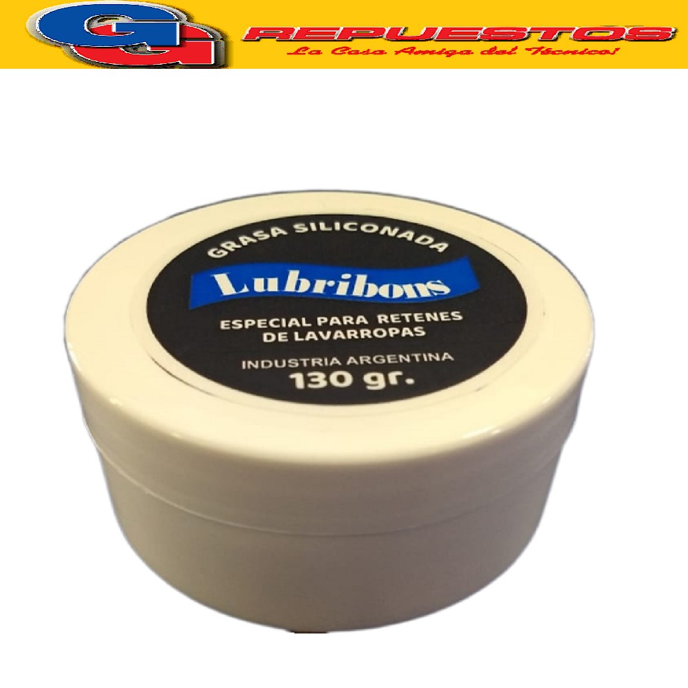 GRASA SILICONADA 100GR GG REPUESTOS  LUBRICANTE GEL BLANCO E SPECIAL PARA RETENES 100GRS SILICONADA LUBRIBONS GG REPUESTOS