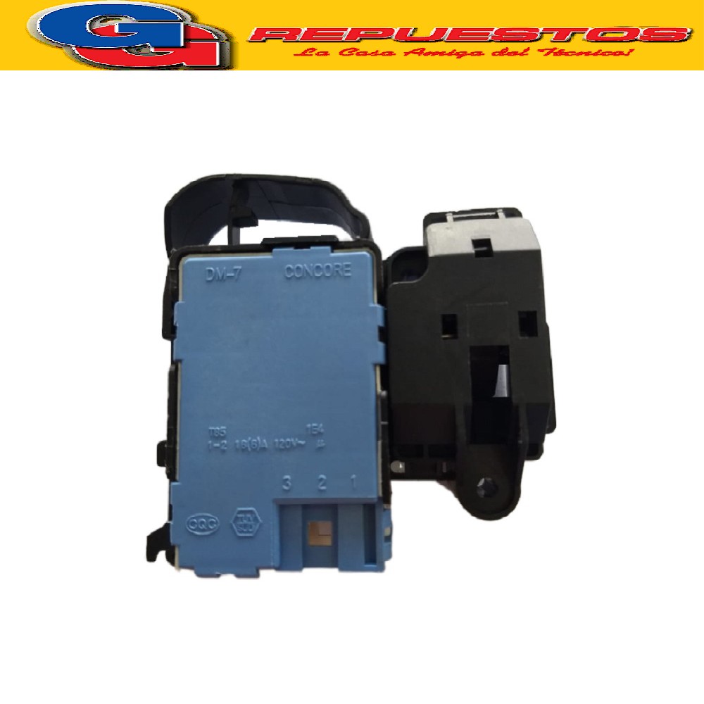 BLOCAPUERTA LAVASECARROPAS  PHILCO COMPATIBLE CON LS / PH90  PARA SIAM LSI LS65B1(AZUL T/ORIGINAL) -BGH BWFI9S18- CARRIER SILVER MIDEA WFTP108SAR1A-GENERAL ELECTRIC LVGE18E14MA. (BLOCAPUERTA de 3 CONT.ORIGINAL) Cod.Origen: WW01L01713 (MABE) BLOCAPUERTAS CARRIER SILVER 0024000128A (HAIER) ROLD /ELETTROSER.ROLD DK040550 - HAIER 0024000128D (HAIER) PHILCO () Productor: METALFLEX ZV2-472 (474 ) ZV204 (472) KM-20 (17438100004745) 20181104 00699 LAVARROPAS