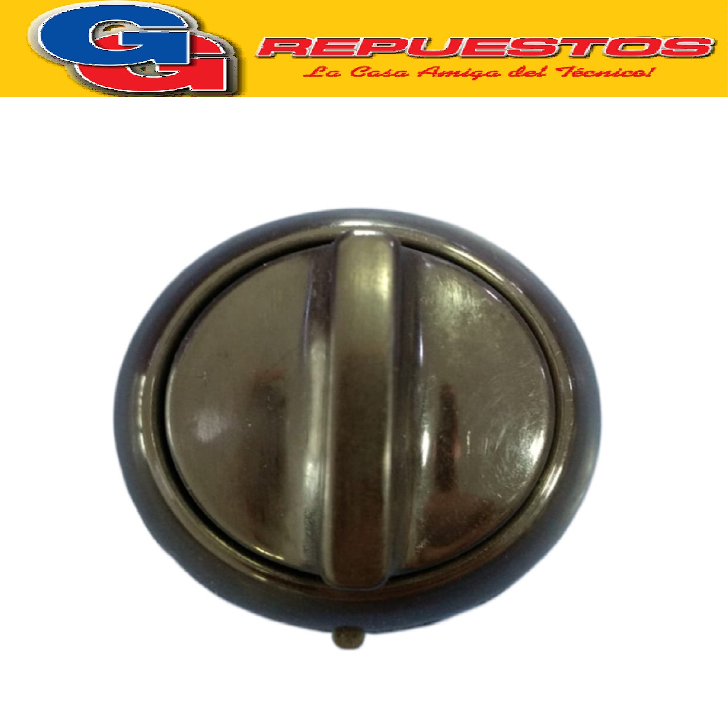 VOLANTE PERILLA COCINA PARA LONGVIE 2001 MARRON Ø 8 MM / PER ILLA CON ARO Y RESORTE / DIAMETRO DEL EJE 8 MM / - KENIA - ORBIS