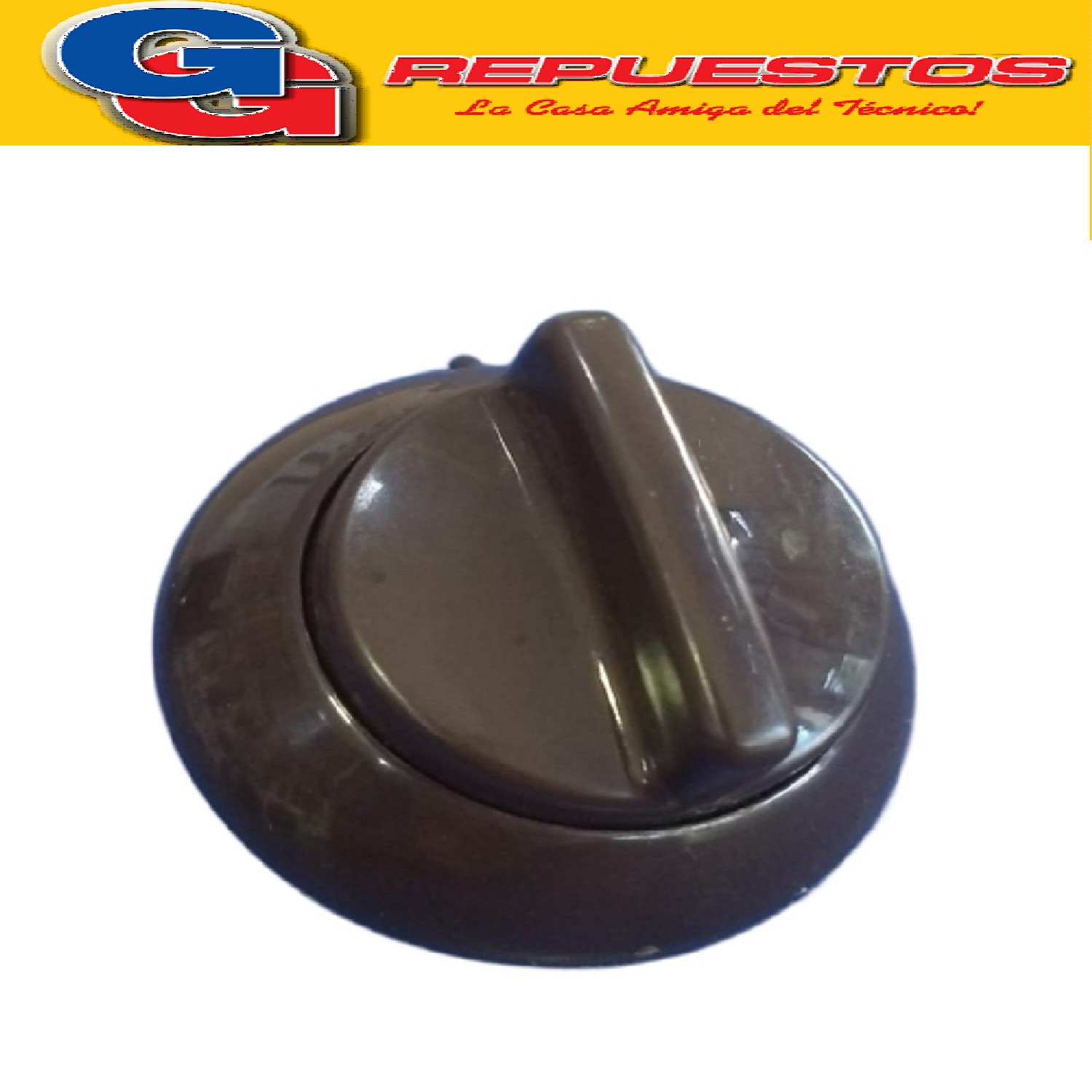 VOLANTE PERILLA COCINA PARA LONGVIE 2001 MARRON Ø 8 MM / PER ILLA CON ARO Y RESORTE / DIAMETRO DEL EJE 8 MM / - KENIA - ORBIS