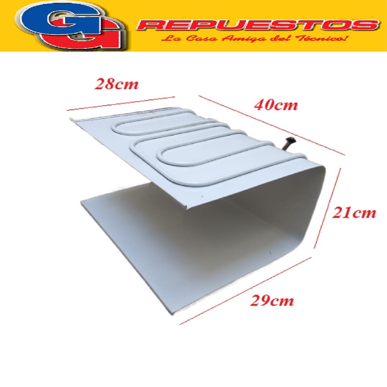 CAMARA EVAPORADORA CONGELADOR HELADERA TIPO C 40X21X28-29    PARA ESLABON DE LUJO 300