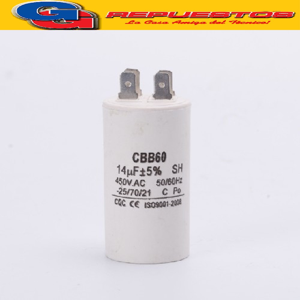 CAPACITOR 14uF CILINDRO BLUESTAR