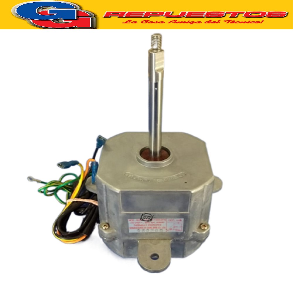 FORZADOR MOTOR CONDENSADOR AIRE ACONDICIONADO COMPATIBLE CON 4681AR1437 BGH SPLIT 59G81AR1437A GIRO ANTIHORARIO (IC-1640LGPA) 220-240V 50Hz 6uF 980309 EJE 12MM