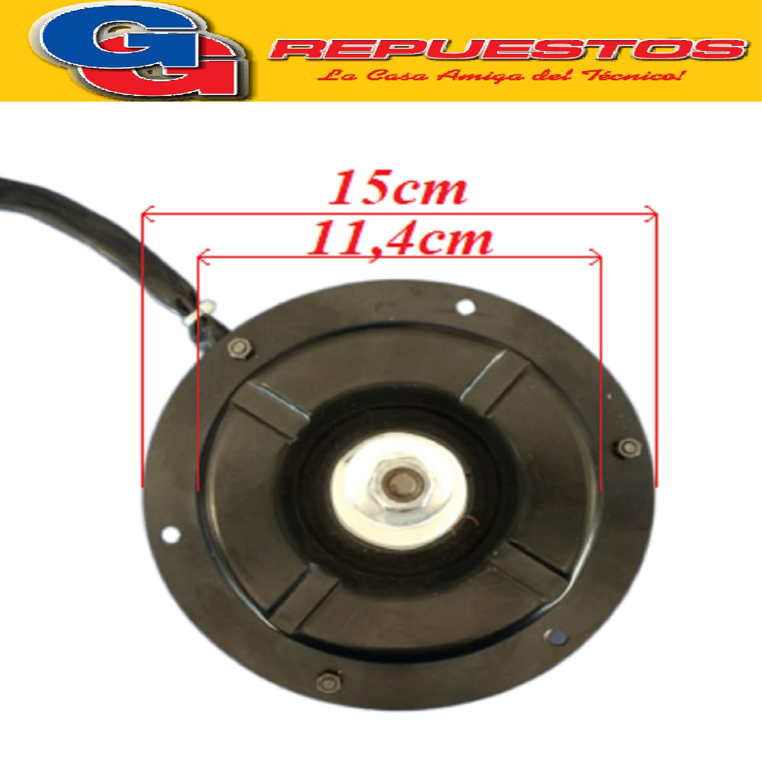 FORZADOR MOTOR CONDENSADOR AIRE ACONDICIONADO SPLIT YDK53-6C (YDK-075S63020-03) GIRO ANTIHORARIO 220-240V 50Hz 53W 0.65A EJE 12MM ZHONGSHAN BROAD-OCEAN MOTOR SINGLE PHASE ASYNCHRONOUS MOTOR FOR AIR-CONDITIONER