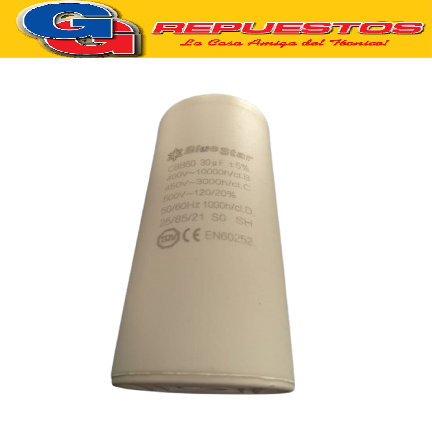 CAPACITOR 30uF X 450VAC CILINDRICO