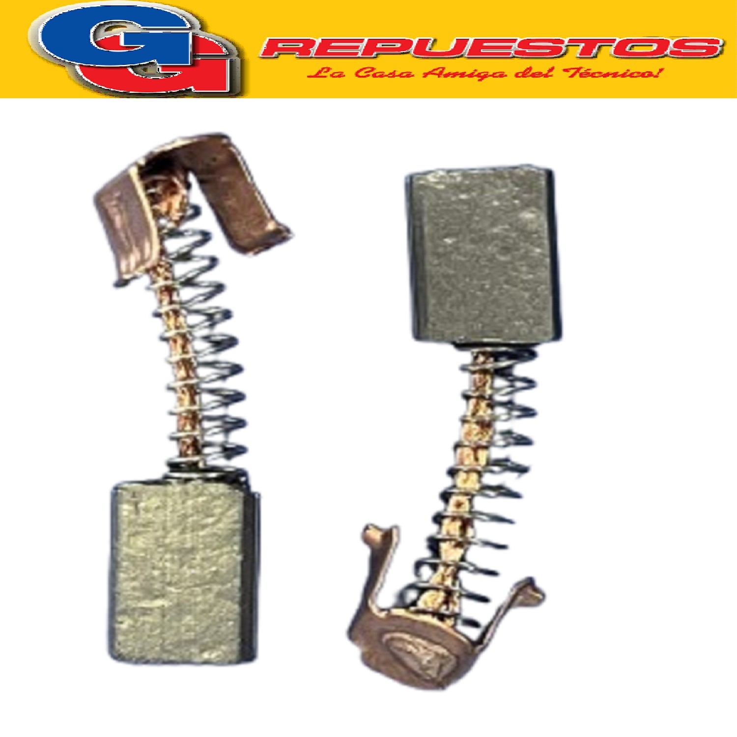 CARBON  4.80/5.00X7.80/8.00X11.50/12.00  PARA AMOLADORA PARA BLACK Y DEKER 4MM DOBLE RANURA B Y D  4 1/2 MODELO G720 AR /ZIJ/KR 10A (DOBLE GUIA ) 750 W AMOLADORA 4½ STYNGRAI600C/TRABA /CARBONES/STYNGRA TALADRO 10 MM.  ZIJ–KR– 10A - AMOLADORA 4 1/2 SIM ZIJQS-150-650 W (DOBLE GUIA) -REVISAR MEDIDAS DETENIDAMENTE PARA EVITAR CONFUCIONES.