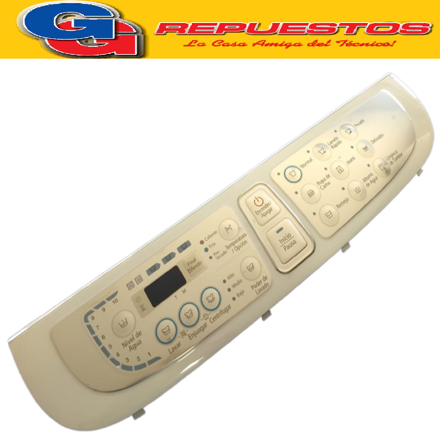 PANEL SUPERIOR PARA LAVARROPAS SAMSUNG WA80 - WA90