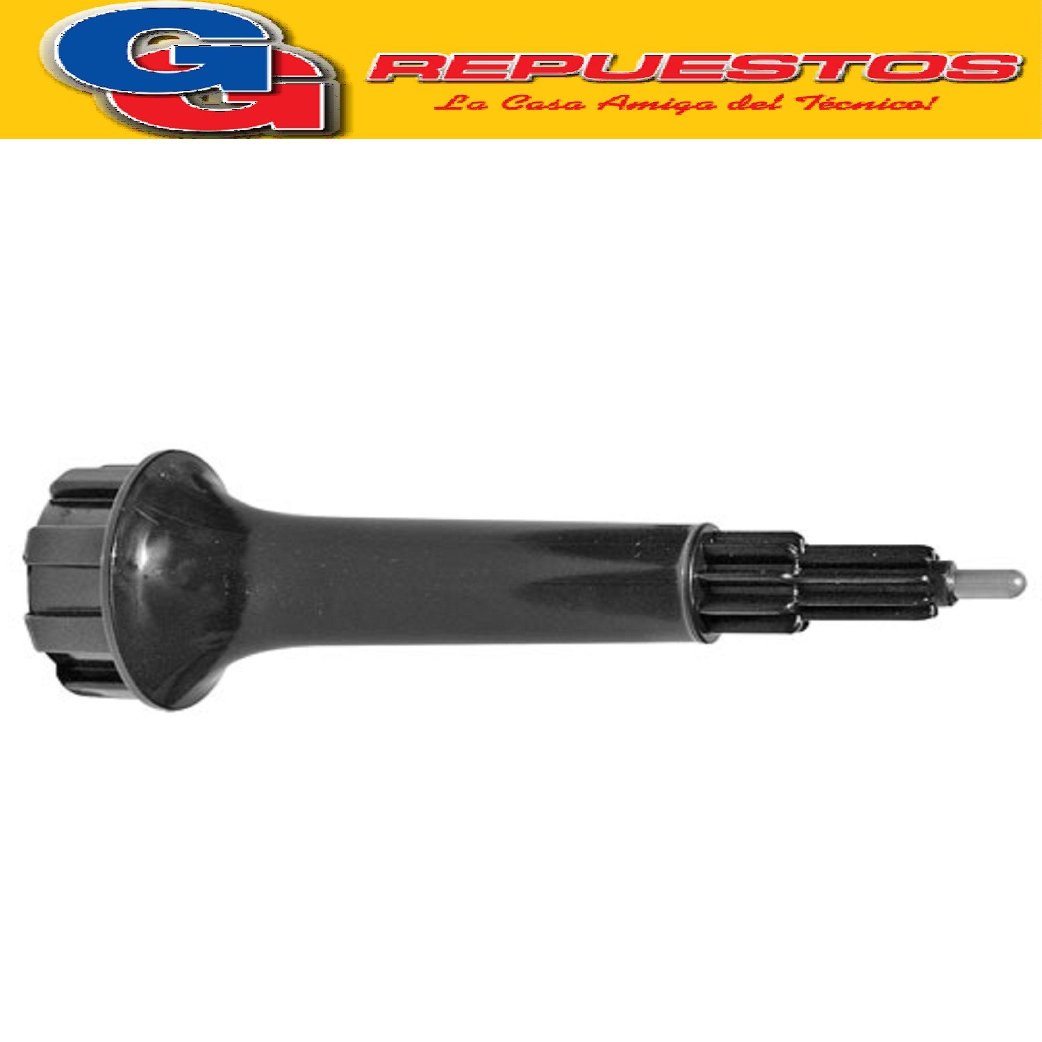 EJE DE TRANSMISION PARA MULTIPROCESADORA LILIANA COLOR NEGRO CON 9 DIENTES ARRIBA Y 8 DIENTES ABAJO COMPATIBLE CON LOS MODELOS  AM700 / AM780 / AM790 / FPA25 / FPA20 EJE PORTA ACCESORIOS