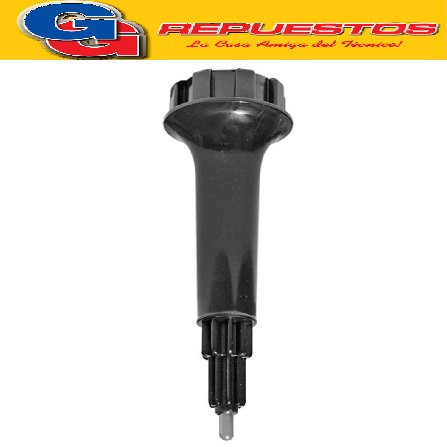 EJE DE TRANSMISION PARA MULTIPROCESADORA LILIANA COLOR NEGRO CON 9 DIENTES ARRIBA Y 8 DIENTES ABAJO COMPATIBLE CON LOS MODELOS  AM700 / AM780 / AM790 / FPA25 / FPA20 EJE PORTA ACCESORIOS