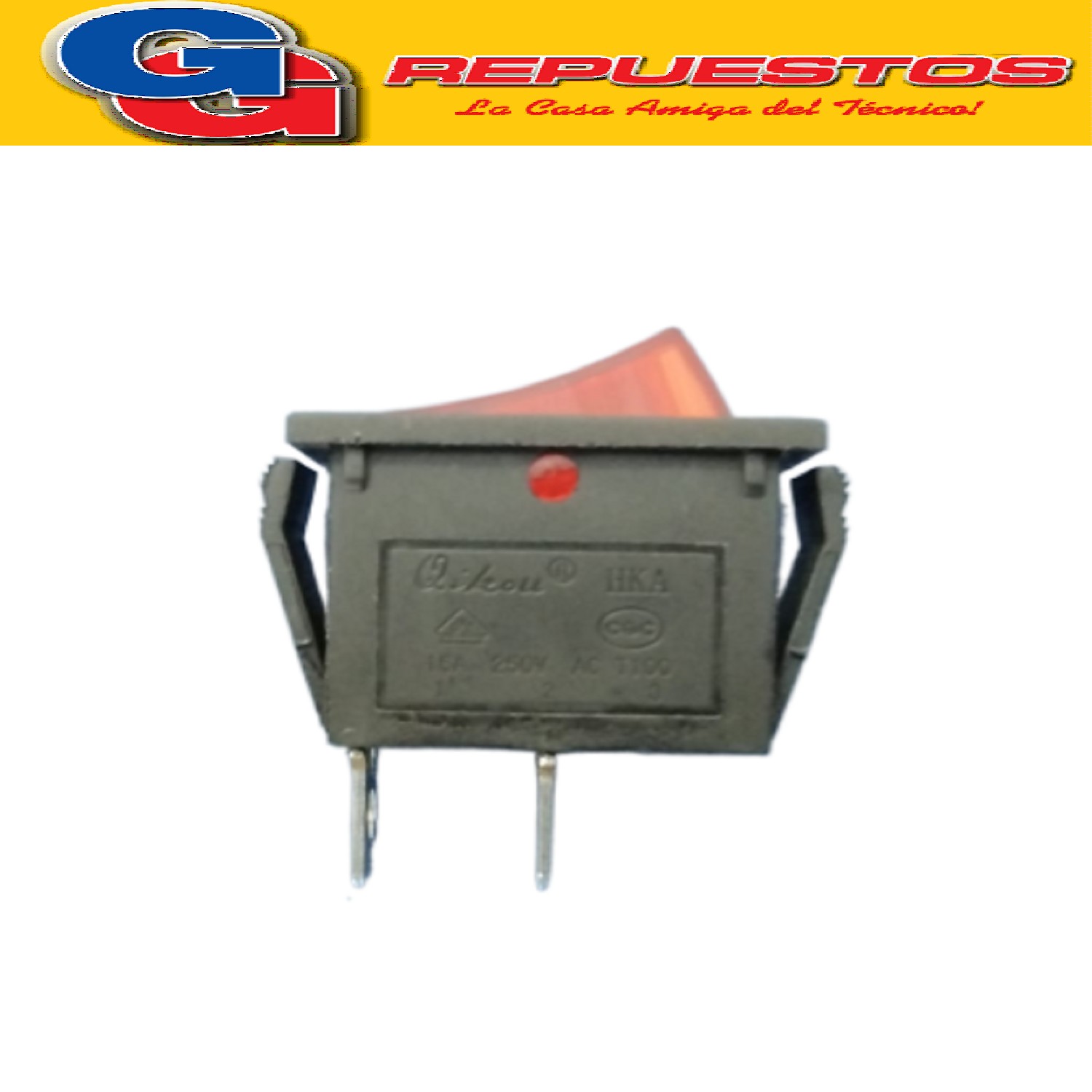 LLAVE TECLA PARA TURBOCALEFACTOR CALOVENTOR LUSTRASPIRADORA  MARCA LILIANA COMPATIBLE CON LOS MODELOS TC40 / B815 P / B816 P / B816 / B815 / B814 / LL220 / LL210 / LL340 / LL350 / T1ILA3CEP / FP3000 / TWR30 / Z6100 / LL110 / LL120 / LL109 / LL108 / INTERRUPTOR ZZCP4937 PUEDE VERNIR NEGRA O ROJA DEPENDIENDO LA DISPONIBILIDAD DEL STOCK