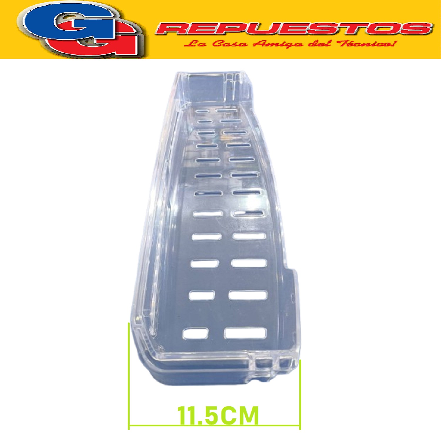 ANAQUEL INTERMEDIO PARA REFRIGERADOR DE HELADERA MABE HMA450 - GENERAL ELECTRIC REGE410-REGE450-
HGE455-WHIRLPOOL WRW41B1 WG03L07895 (MABE) ANAQUEL INTERMEDIO NF455 CON PERFIL / DISCONTINUADO
53.5CM X 11.5CM X 7.5CM
