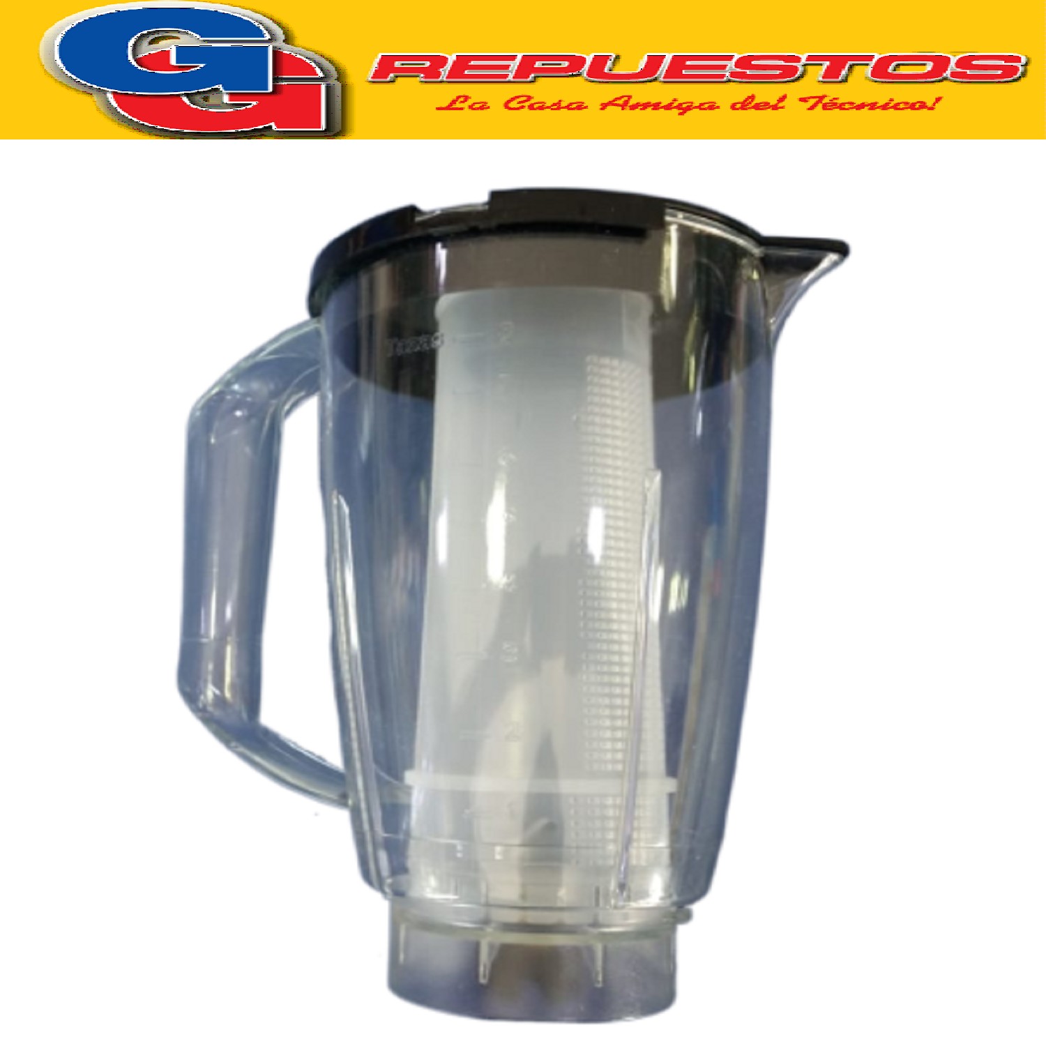 VASO JARRA COMPLETA PARA LICUADORA LILIANA COMPATIBLE CON LO S MODELOS AL900 / AL100 / AL910 / AL110 / AM740 / BL1002F-AR / BL1002-AR / AM730 / BLL15 / FPA25