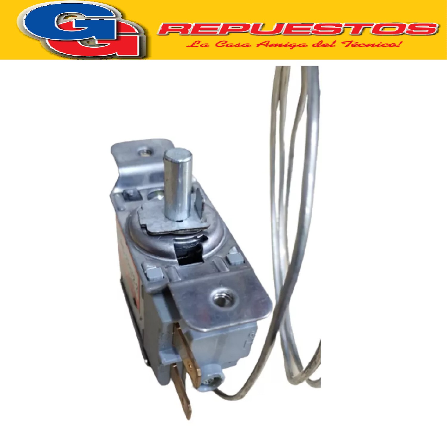 TERMOSTATO AUTOMATICO PARA BAMBI MODELO RC22872-2 CON EJE RE DODNDO CON LENGUETA DE ARRASTRE  DOS CONTACTOS WDF27W-002-022