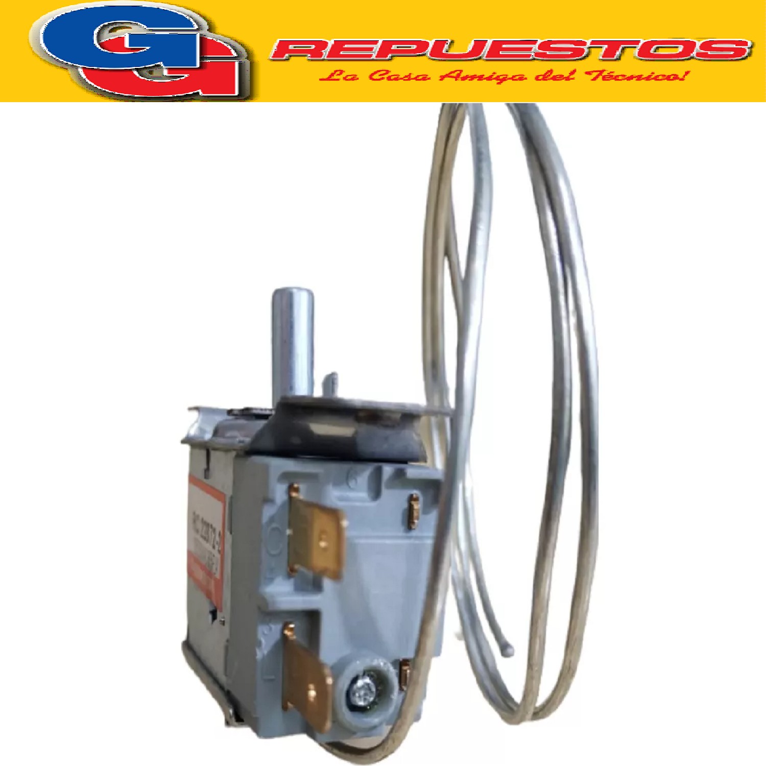 TERMOSTATO AUTOMATICO PARA BAMBI MODELO RC22872-2 CON EJE RE DODNDO CON LENGUETA DE ARRASTRE  DOS CONTACTOS WDF27W-002-022