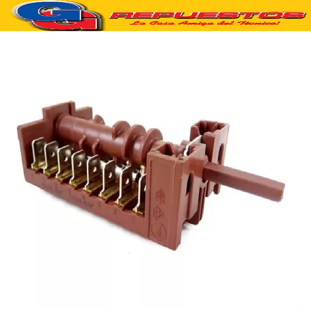 LLAVE SELECTORA HORNO ELECTRICO COMPATIBLE CON LONGVIE GRILL MOD.HE3590*