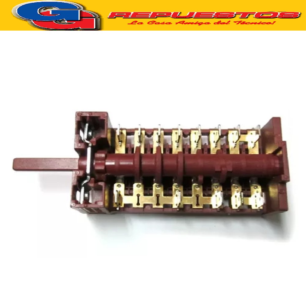 LLAVE SELECTORA HORNO ELECTRICO COMPATIBLE CON LONGVIE GRILL MOD.HE3590*