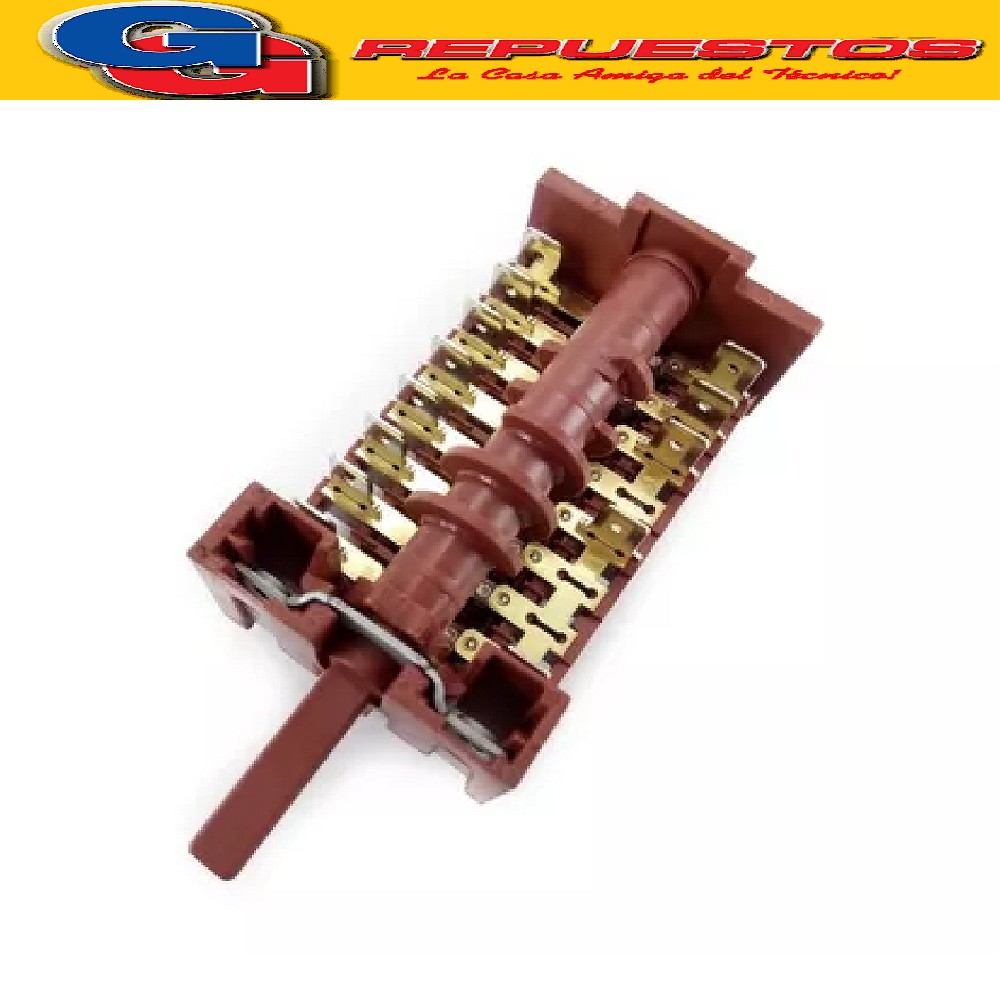 LLAVE SELECTORA HORNO ELECTRICO COMPATIBLE CON LONGVIE GRILL MOD.HE3590*