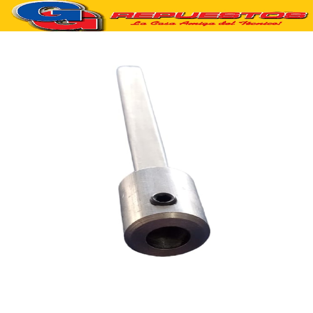 PROLONGADOR TURBINA 100MM (INCLUYE PRISIONERO) 8MM DIAMETRO  INTERIOR BUJE, 16mm DIAMETRO EXTERIOR BUJE, LARGO TOTAL 100mm. EJE 8mm MEDIA CAÑA. PROLONGADOR DE A BUJE TURBINA PARA FORZADOR SPLIT RAPTOR TOOLS