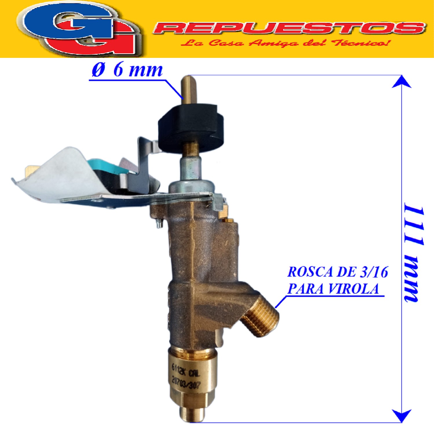 HELICE PALA CONDENSADOR AIRE SPLIT 442 x 146 EJE DE 8 MM MED IA CAÑA SENTIDO DE GIRO ANTIHORARIO