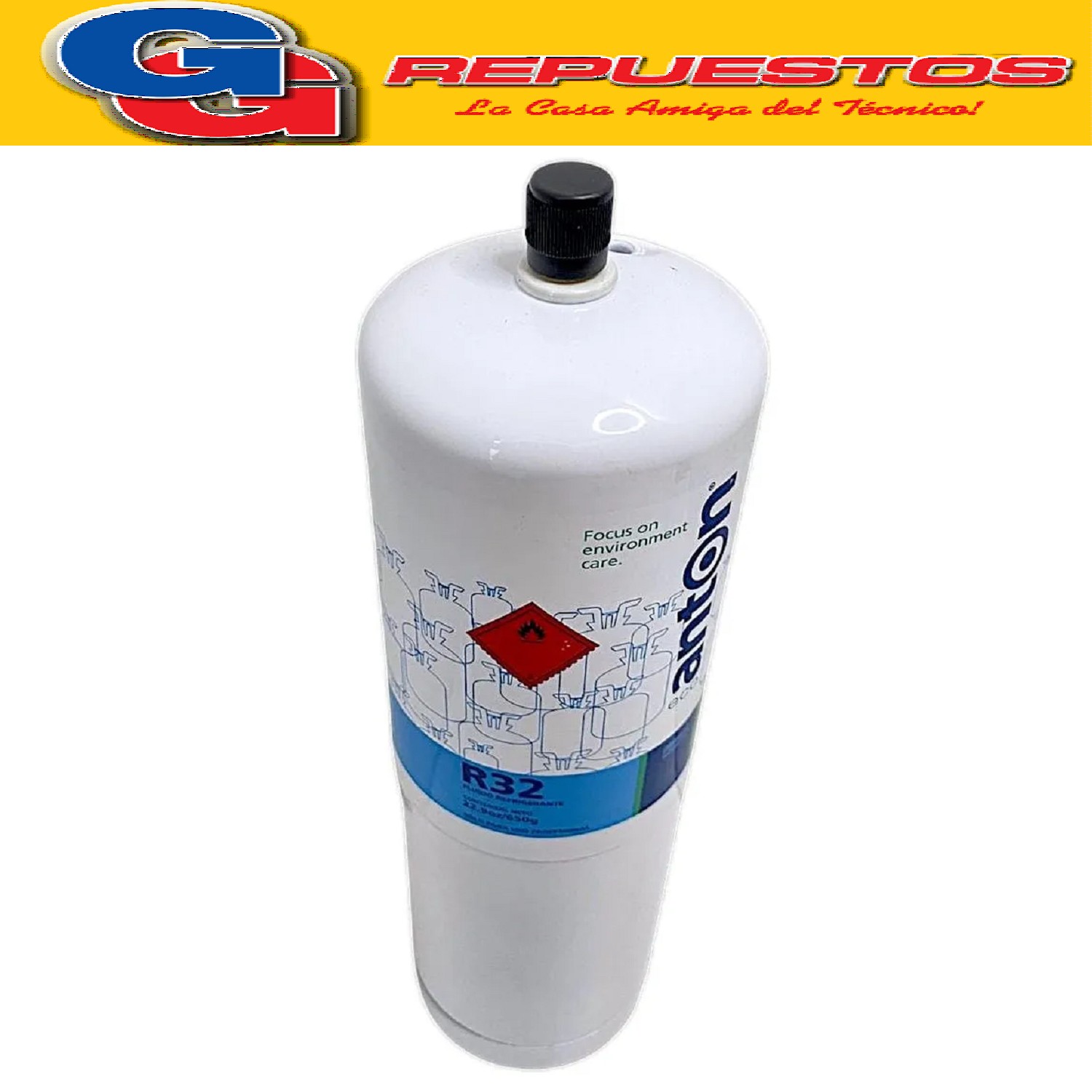LATA DE GAS R32 X 680GRS DIFLUOROMETANO NECTON, ANTON   1/4