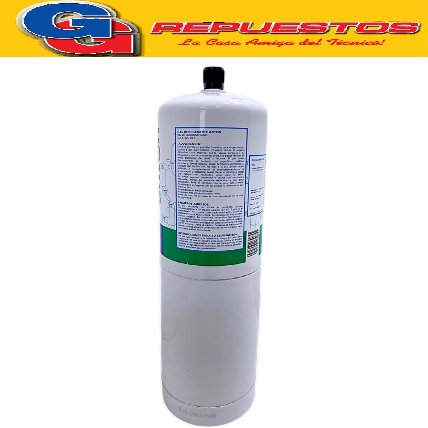 LATA DE GAS R32 X 680GRS DIFLUOROMETANO NECTON, ANTON   1/4