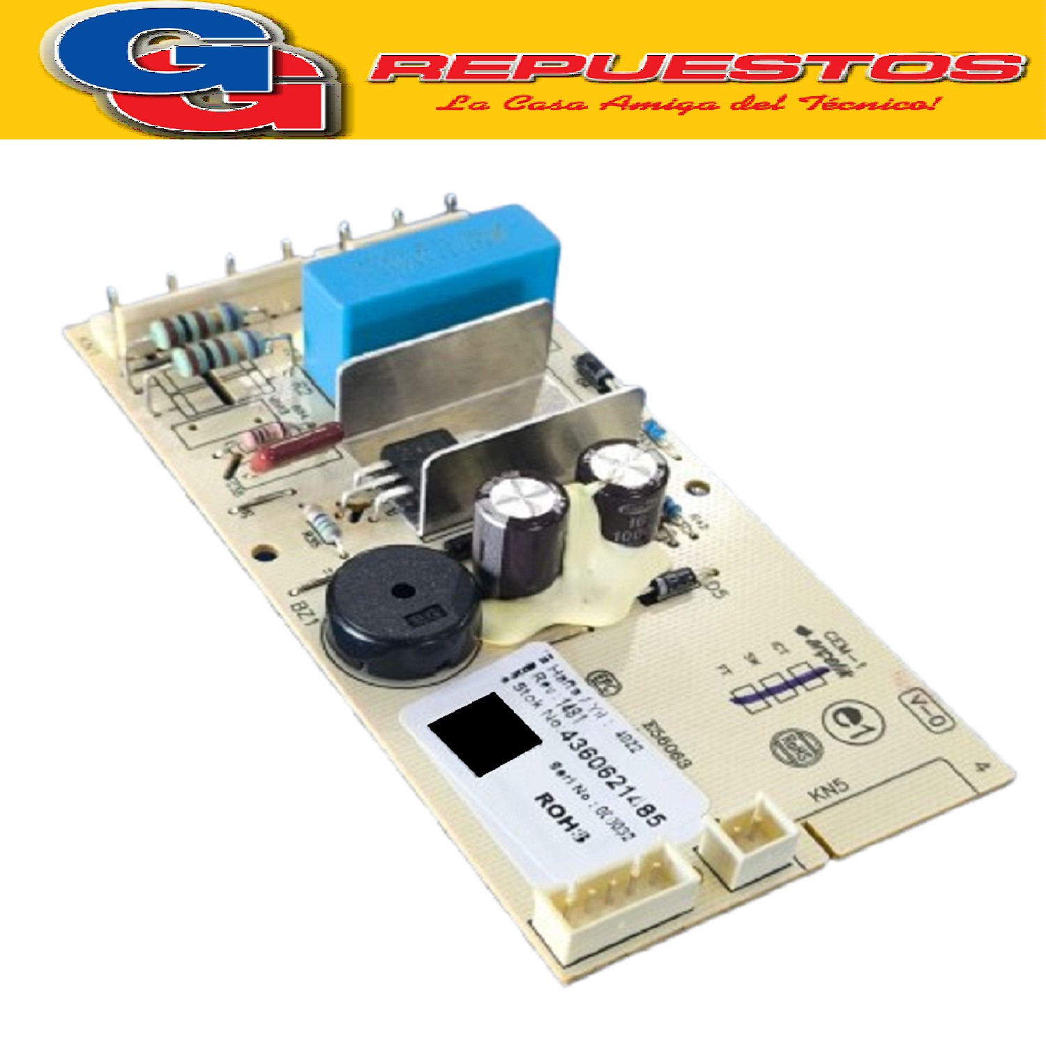 PLAQUETA PARA HELADERA NO FROST SIAM HESI420SS - CONJUNTO DE PLACA DE CONTROL - HNF420B/X-HSIFT330X NEO FROST (ORIGINAL) (KARDELEN_B905) HELADERA SIAM HESI1420-ATMA HNF430STD (PLACA/TARJETA ELECTRÓNICA ORIGINAL)4360626485 (ATMA-BEKO) CONJUNTO DE TARJETA DE CONTROL (PLACA PRINCIPAL O CTROL)
4360621485 (SIAM ATMA) ROHS V14 R81 (1481)
PANEL FACIAL COMPLETO BEKO-BLOMBERG-ARÇELIK 4360626485
Fabricante: ROHS (N.° de serie: 3712002809) Y/N: K2_V14_rev81a90