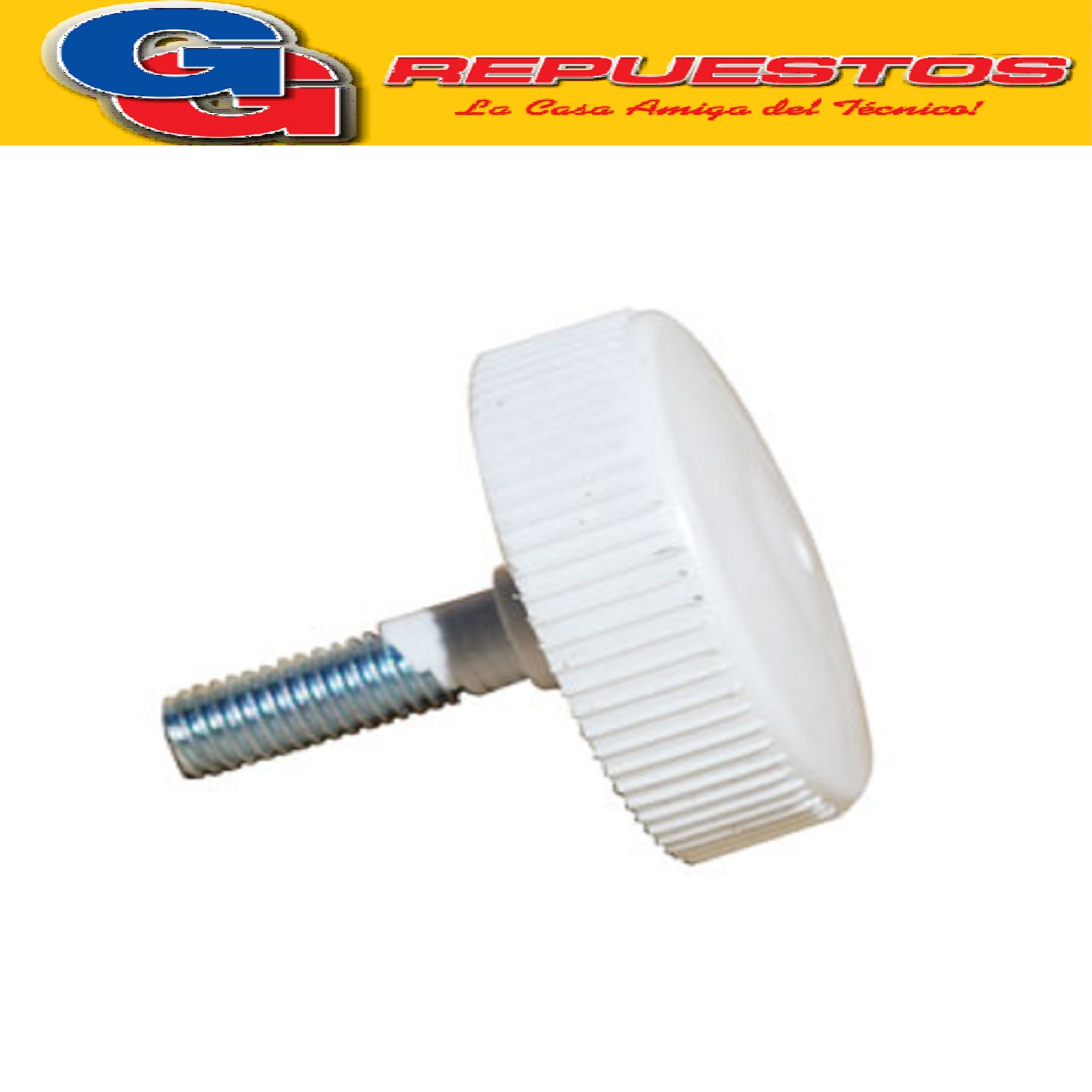 PERILLA BULON CUELLO COLOR BLANCO PARA VENTILADOR LILIANA CO MPATIBLE CON LOS MODELOS VP51M / VP51P / VP18C / VP20C / VP21P / VP21R / VM18M / VP21W / VP24P / VP21R P / DBPIE18 / THS18VP / THS-VPD20R DIAMETRO DEL BULON 6MM