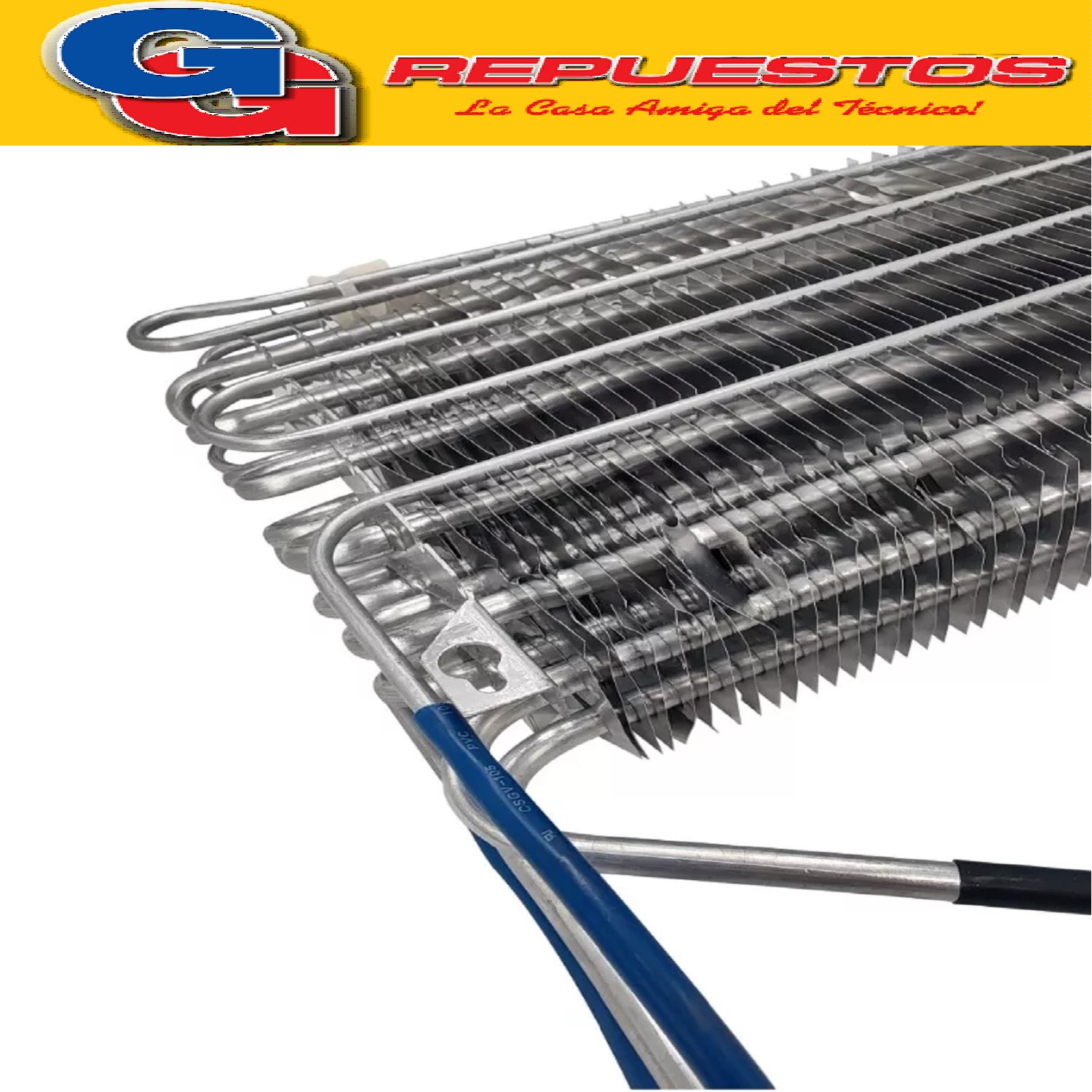 EVAPORADOR HELADERA NO FROST PATRICK HPK450M00LB  ORIGINAL C ONJUTO EVAPORADOR CON RESISTENCA S/ACUMULADOR HEALADERAS PATRICK, MABE, GENERAL ELECTRIC HGE450NFBDA HGE450BA HGE455BA HGE450NFMDA HGE450MA HGE455MA HGE455PA HGE450PA HGE450WA HGE455WA HGE455 Con chicote de cobre para soldar Cod Oriegen: WG03F05607