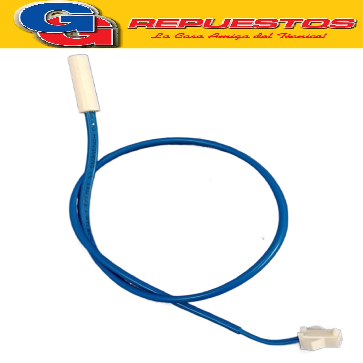 SENSOR NTC FREEZER DE HELADERA KOHINOOR DUOCOLLIN CHD41D/8   SENSOR DEL FREEZER PARA HELADERAS NO FROST INVERTER CON LOS MODELOS DUOCOLLING CHD41D/9 AWM 2464 E315421 VW-1 80°C 300V 24AWG HONGMENG
KHGF41DI/9 KHGF41D/8 KDBN-4194/7 KHDF42D/8 KHDF42DI/9
KHGA41DI/9
 KHG41DI/9 KHGB41DI/9 KHGA41D/8 khgb41d/8 khda42/8
KHDA42D/8 KHD42D/8 KHDA42DI/9 KHD42DI/9 KHDB42DI/9
KHDb42D/8