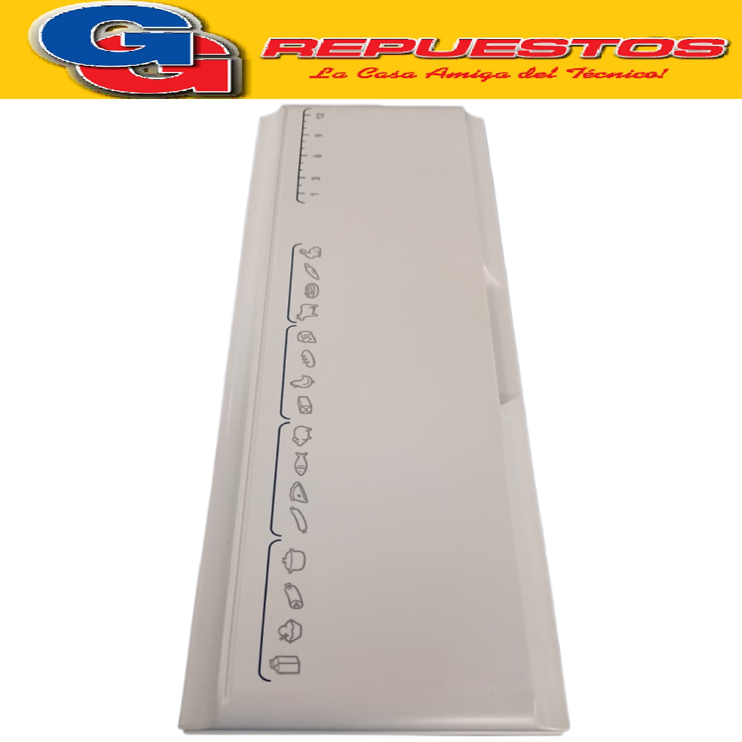 FRENTE CAJON HELADERA KOHINOOR NO FROST GSA-2694/7 PUEDE VEN IR CON EL NUMERO 1, 2 Y 3. KFVA25/8 KGB-4094/7 KGX-4094/5 KGX-4094/6 KXD-3294/6 KGA-4094/6 KGB-4094/5 KGB-4094/6 KGA-4094/8 KGB-4094/8 KGS-4094/8 KAD-3294/7 KGA-4094/7 KGS-4094/5 KGS-4094/6 KGS-4094/7 KHG40DI/9 KHGA40DI/9 KHGB40DI/9 KAD-4094/7 largo total 48cm, alto 15.8cm