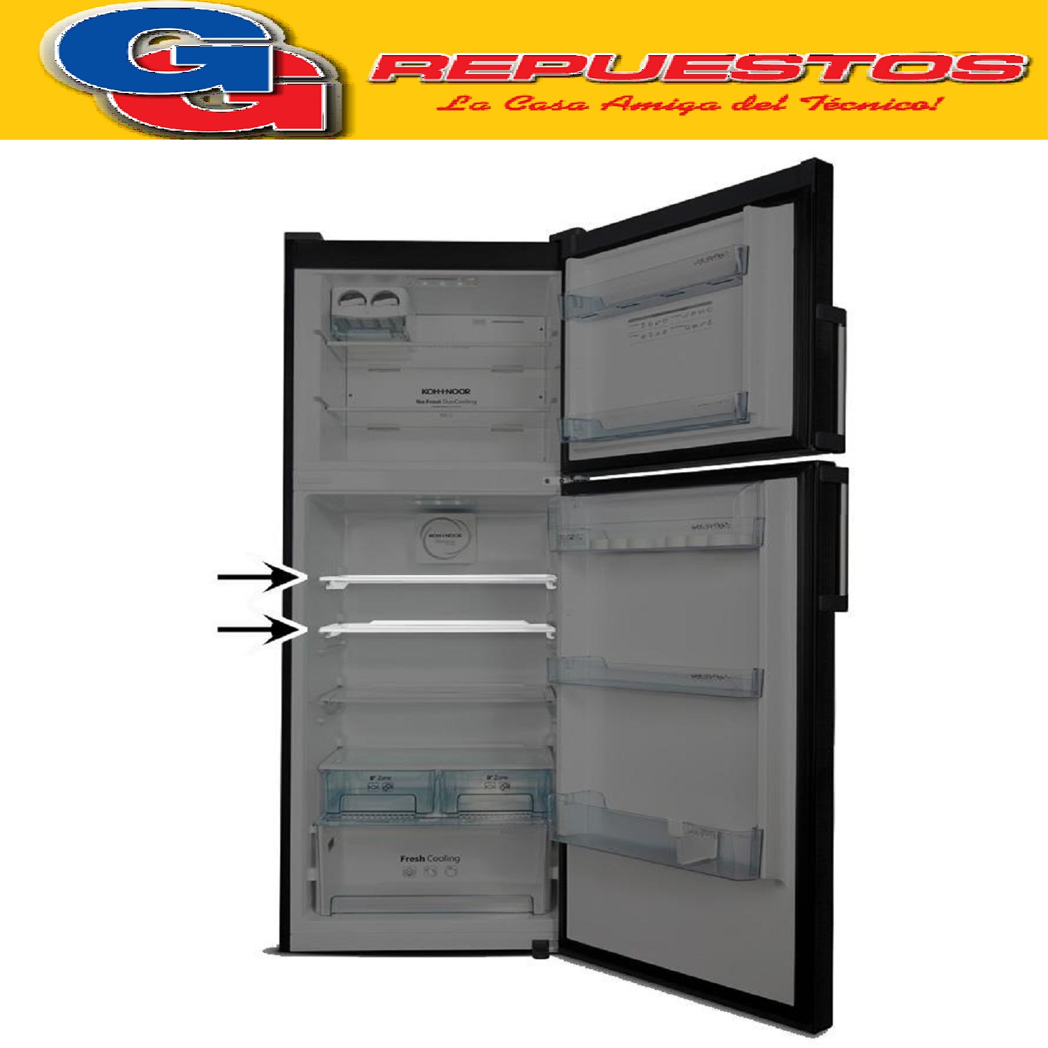 ESTANTE COMUN HELADERA NO FROST KOHINOOR KHGF41D/8 DUO  COOL ING CON DETALLE EN LA TRABA COMO ESTA EN LA 3 FOTO, KHGF41DI/9 DUOCOOLING KOHINOOR INVERTER
KHGF41D/8 KHDF42D/8 KHDF42DI/9 KHGA41DI/9 KHG41DI/9 KHGB41DI/9 KHGA41D/8 KHG41D/8 khgb41d/8 khda42/8 KHDA42D/8 KHD42D/8 KHDA42DI/9 KHD42DI/9 KHDB42DI/9 KHDb42D/8