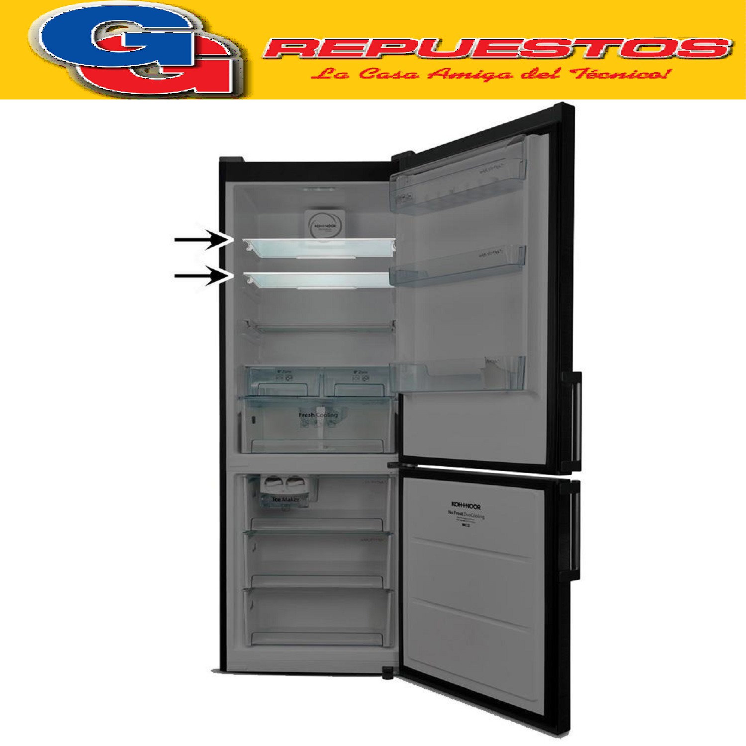 ESTANTE COMUN HELADERA NO FROST KOHINOOR KHGF41D/8 DUO  COOL ING CON DETALLE EN LA TRABA COMO ESTA EN LA 3 FOTO, KHGF41DI/9 DUOCOOLING KOHINOOR INVERTER
KHGF41D/8 KHDF42D/8 KHDF42DI/9 KHGA41DI/9 KHG41DI/9 KHGB41DI/9 KHGA41D/8 KHG41D/8 khgb41d/8 khda42/8 KHDA42D/8 KHD42D/8 KHDA42DI/9 KHD42DI/9 KHDB42DI/9 KHDb42D/8