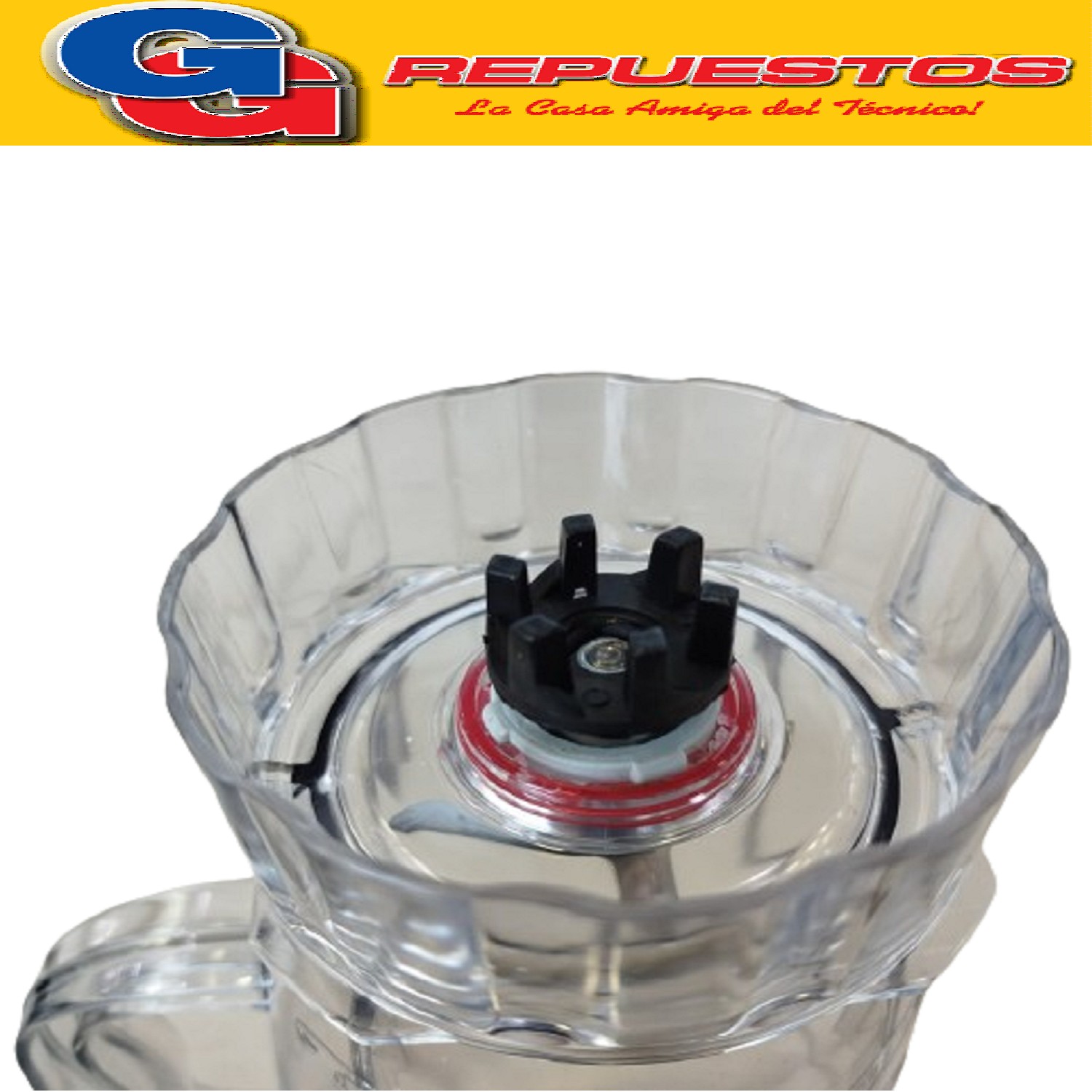 VASO LICUADORA PARA PHILIPS HR 2240 PROBLEND 6 CUCHILLA CON  TAPA, Y CARDAN / BASE DE 9 CM