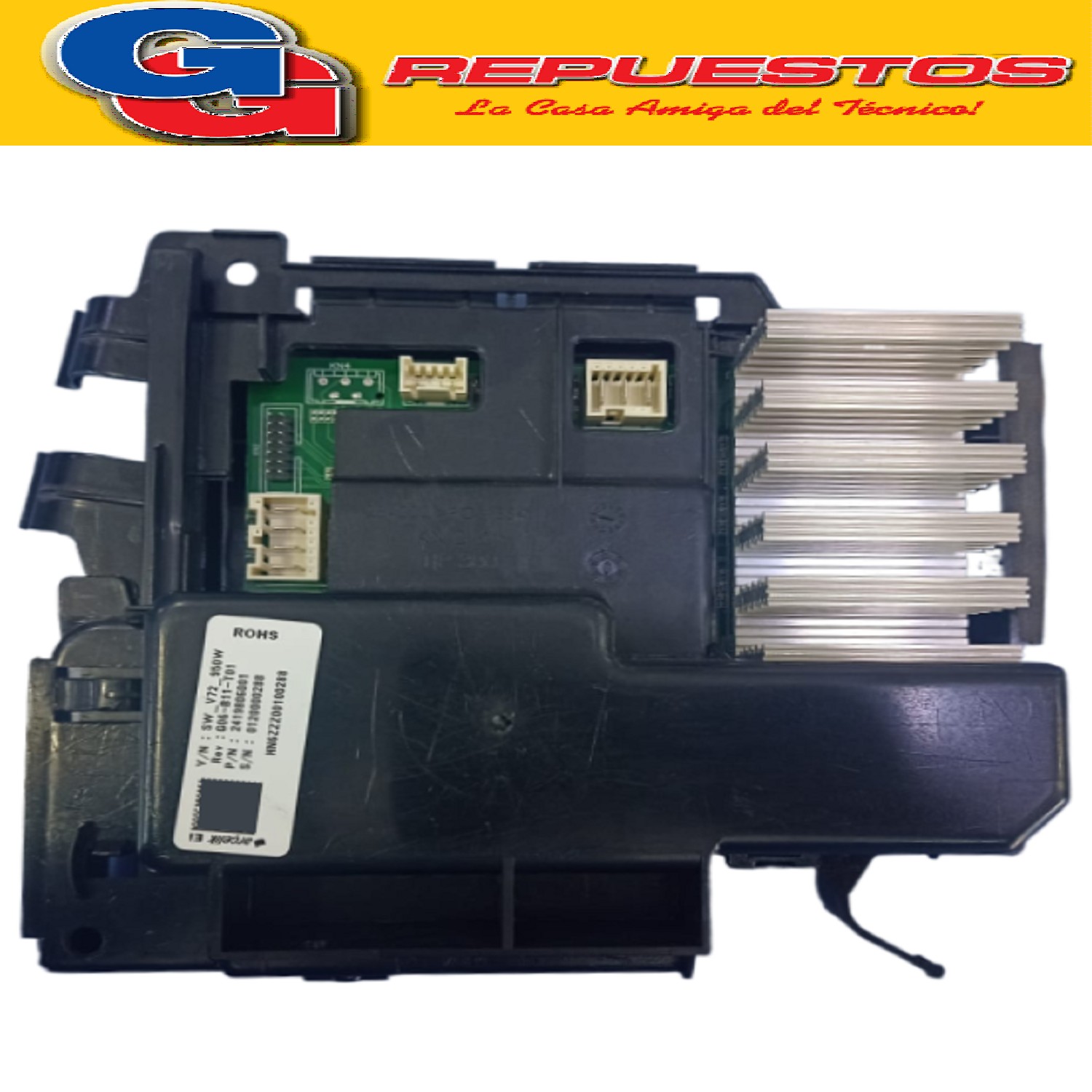 PLAQUETA MOTOR LAVASECARROPAS BEKO WDW85143 8.5K ORIGINAL  P LACA DE MOTOR LAVAASECCARROPPAS INVERTER BEKO 8.5KG