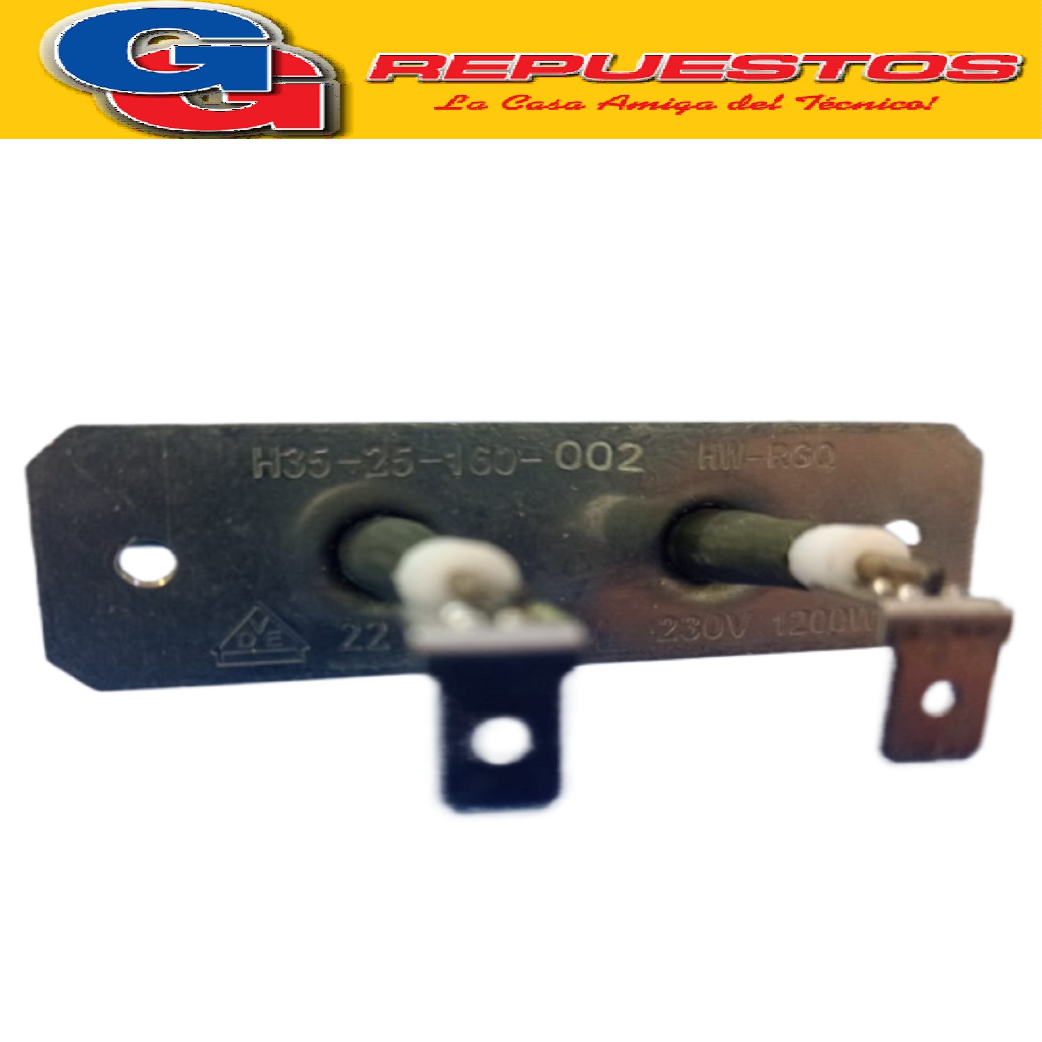 RESISTENCIA PARA COCINA ELECTRICA VITROCERAMICA 94CCV060X  O RIGINAL HEATING ELEMENT 60X60 1200W COCINA ELECTRICA VITROCERAMICA 60CM INOX 94CCV060X PLATA 91PHCH060P2 BLANCA 91PHCH060B2 Plata Philco PHCH060P 94PHCH060P 94CCV060XDH 94CCV060XDHFP Cod Origen: 8-H35-25-160-002