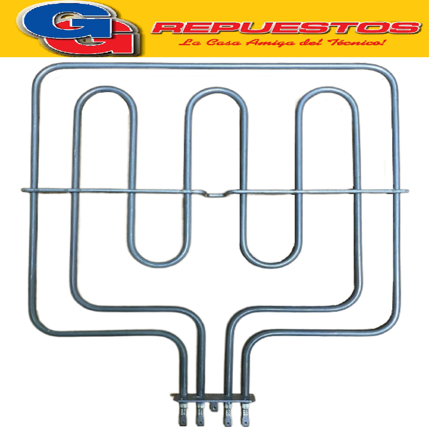 RESISTENCIA DE HORNO PARA PHILCO-ATMA-SIAM-MIDEA TOP AND GRILL HEATER 50*50, 230V 1600+10