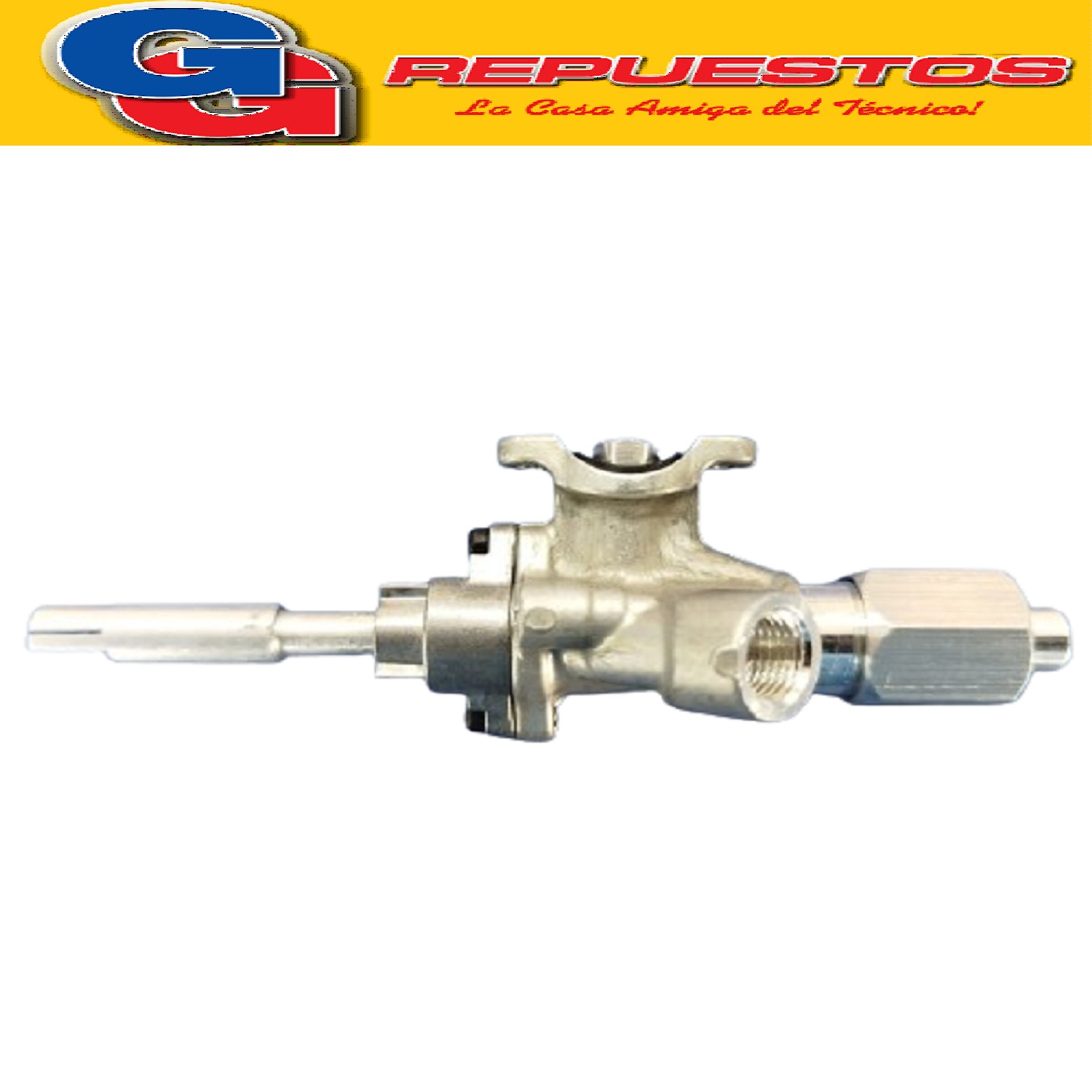 VALVULA ROBINETE DE SEGURIDAD PARA HORNALLA COCINA MARTIRI / M-81 A-S/R-R HORNALLA MARTIRI/SMART / VASTAGO DE 8 MM - ENTRADA PARA BRIDA - SALIDA ROSCA HEMBRA 1/8 - PARA TERMOCUPLA
