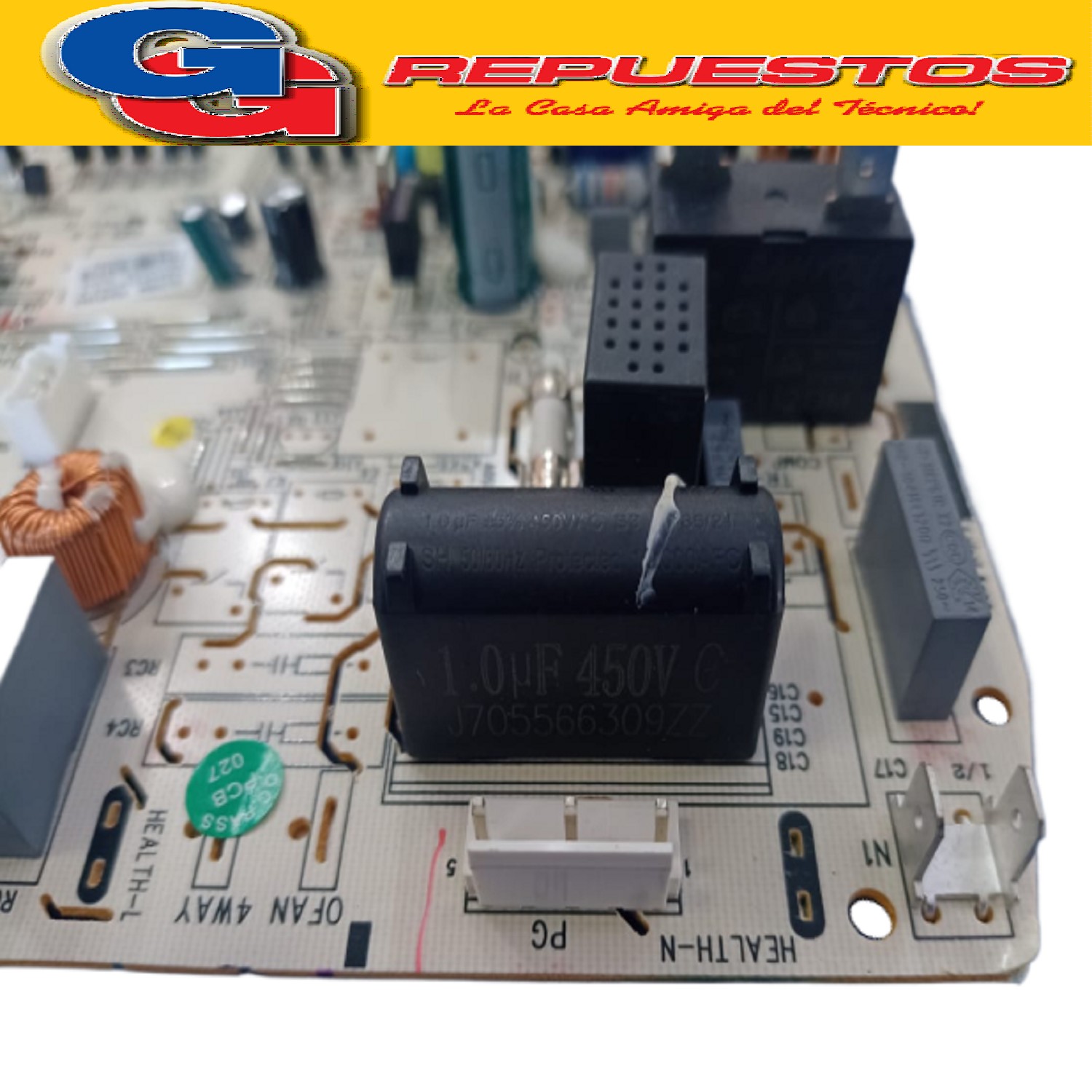 PLAQUETA AIRE ACONDICIONADO SPLIT SANYO M554F1AAJ 30135964   ORIGINAL MAIN BOARD CON SENSORES M554F1AAJ M554F2AKJV2.2 BB170906 SANYO, PHILCO, ATMA, MIDEA, RANSER, PANANSONIC, SIAM GRJ554-A V2 Cod Origen: 8-30135964