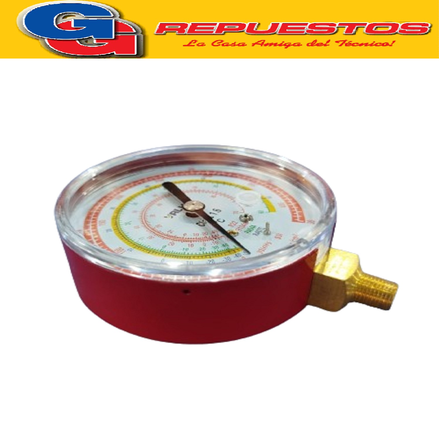 MANOMETRO DE ALTA VALUE PARA GAS R22 / R134A / R404A R407C - d80 - 342260401