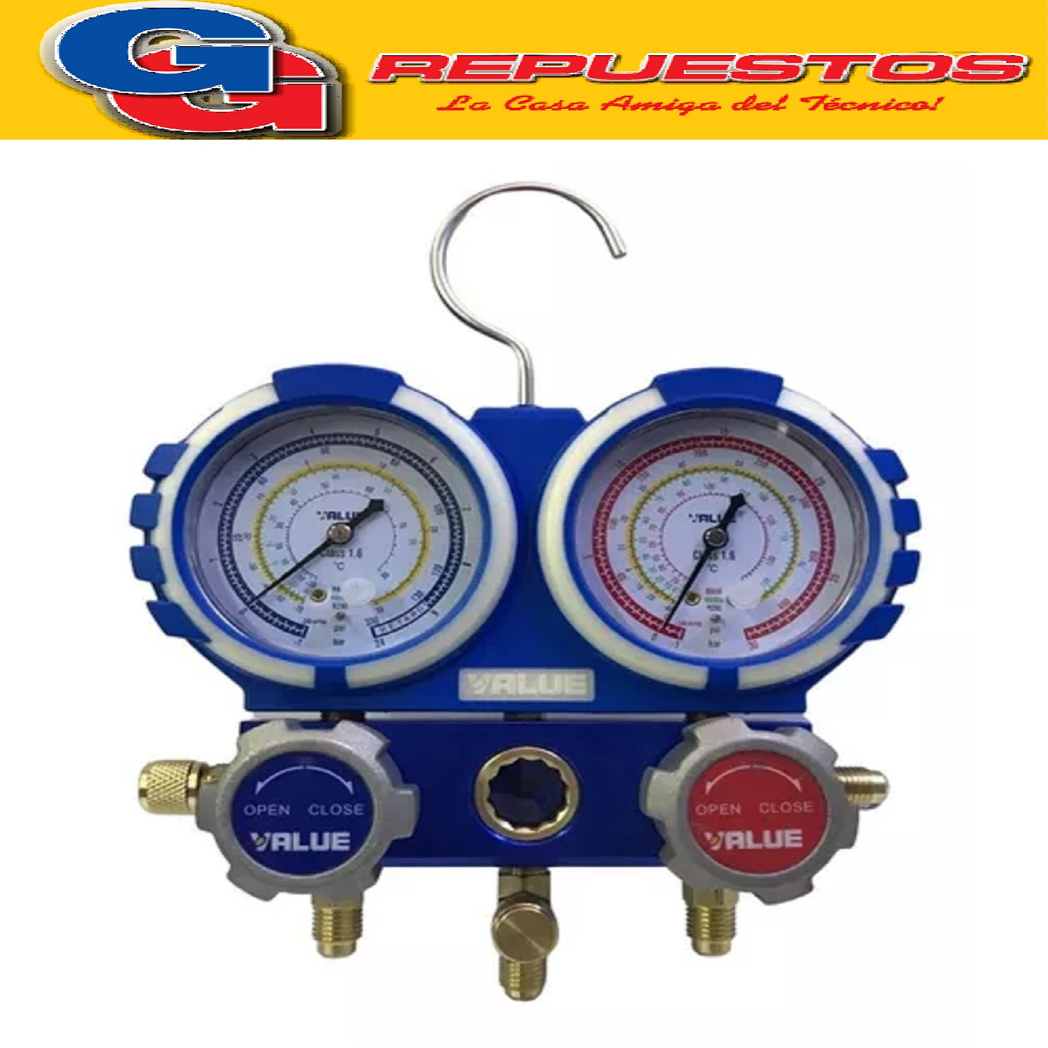 MANIFOLD DOBLE VALUE VMG-2-R600-B03 PARA GASES: R600 - R600A - R290 / 