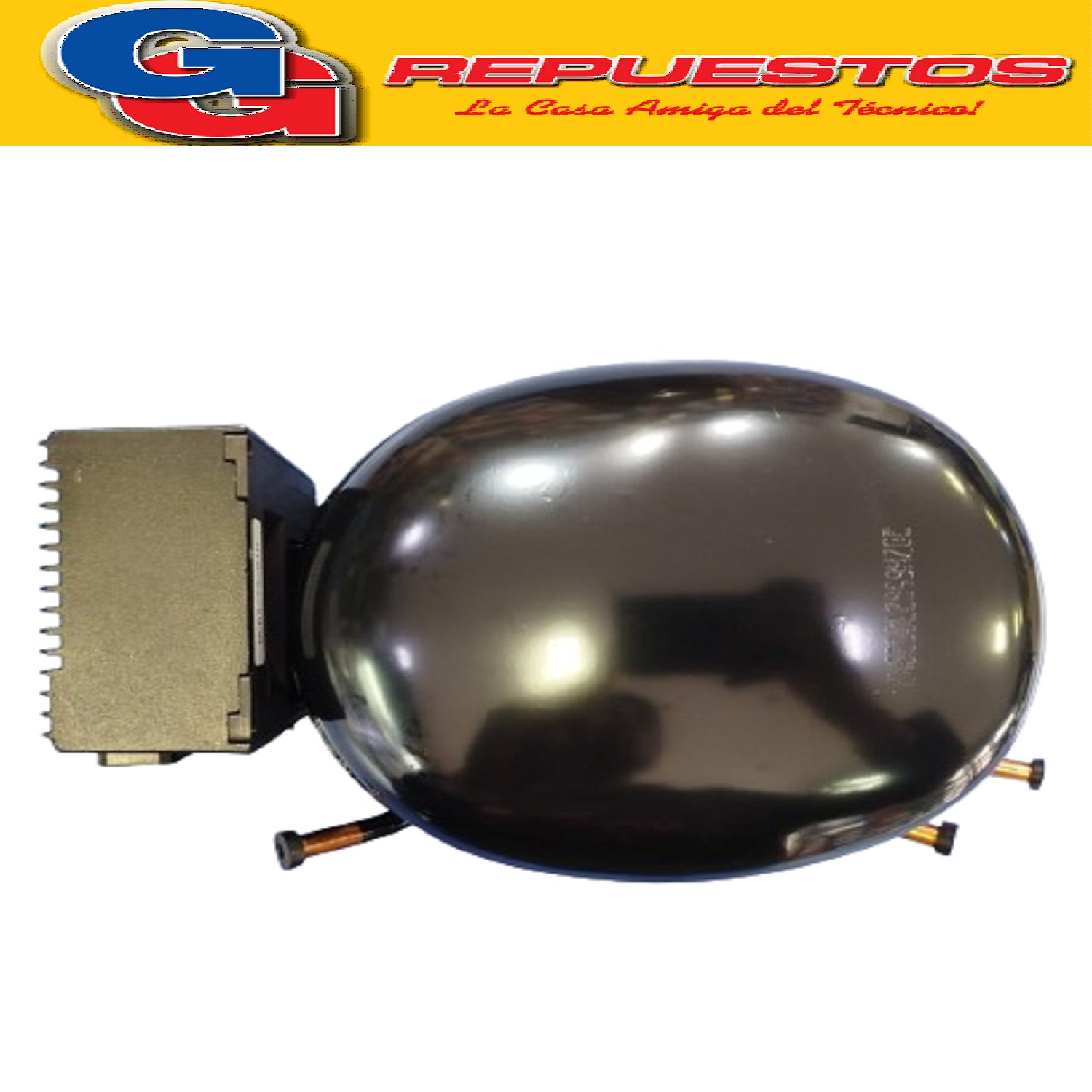 MOTOCOMPRESOR BLUESTAR 12/24V MX-QDZH65G 120W PARA GAS R134A / 6,5CM3 DESPLAZAMIENTO - 2000 RPM / PARA HELADERAS DE MOTORHOME, CARRIBARES Y CASAS RODANTES