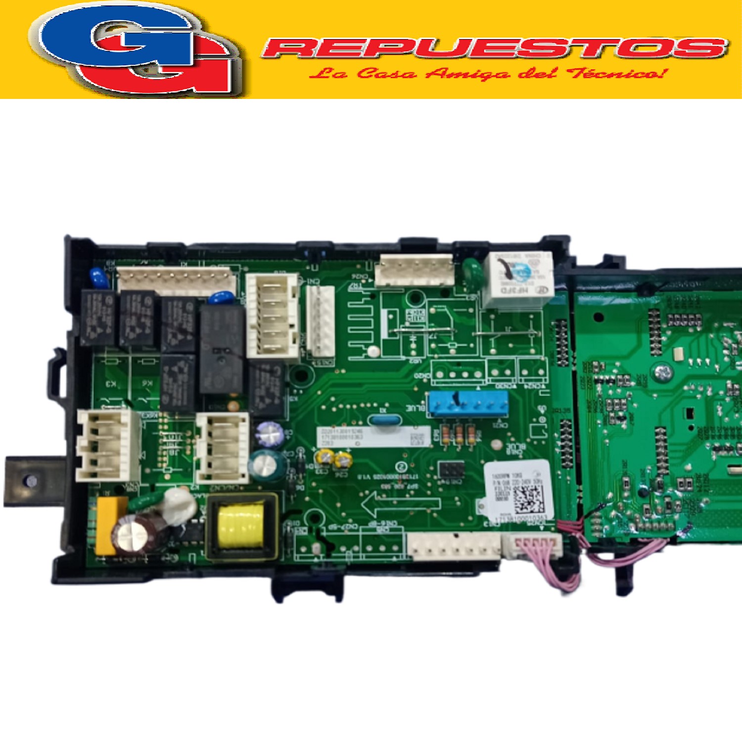PLAQUETA PRINCIPAL PARA LAVARROPAS PHILCO PCS PHLS100P