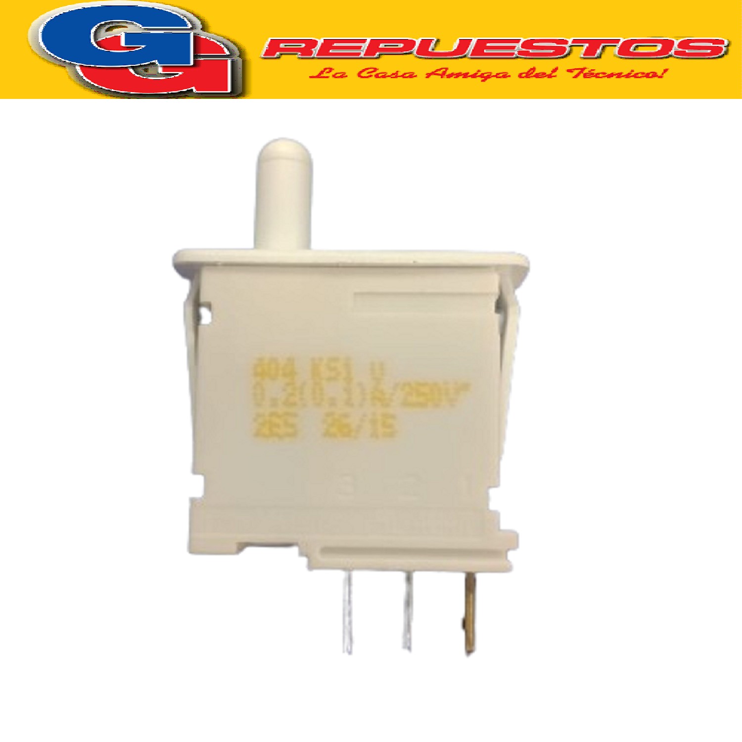 INTERRUPTOR HELADERA 3 CONTACTOS PARA BOSCH MABE ORIGINAL   609959 (BSH)