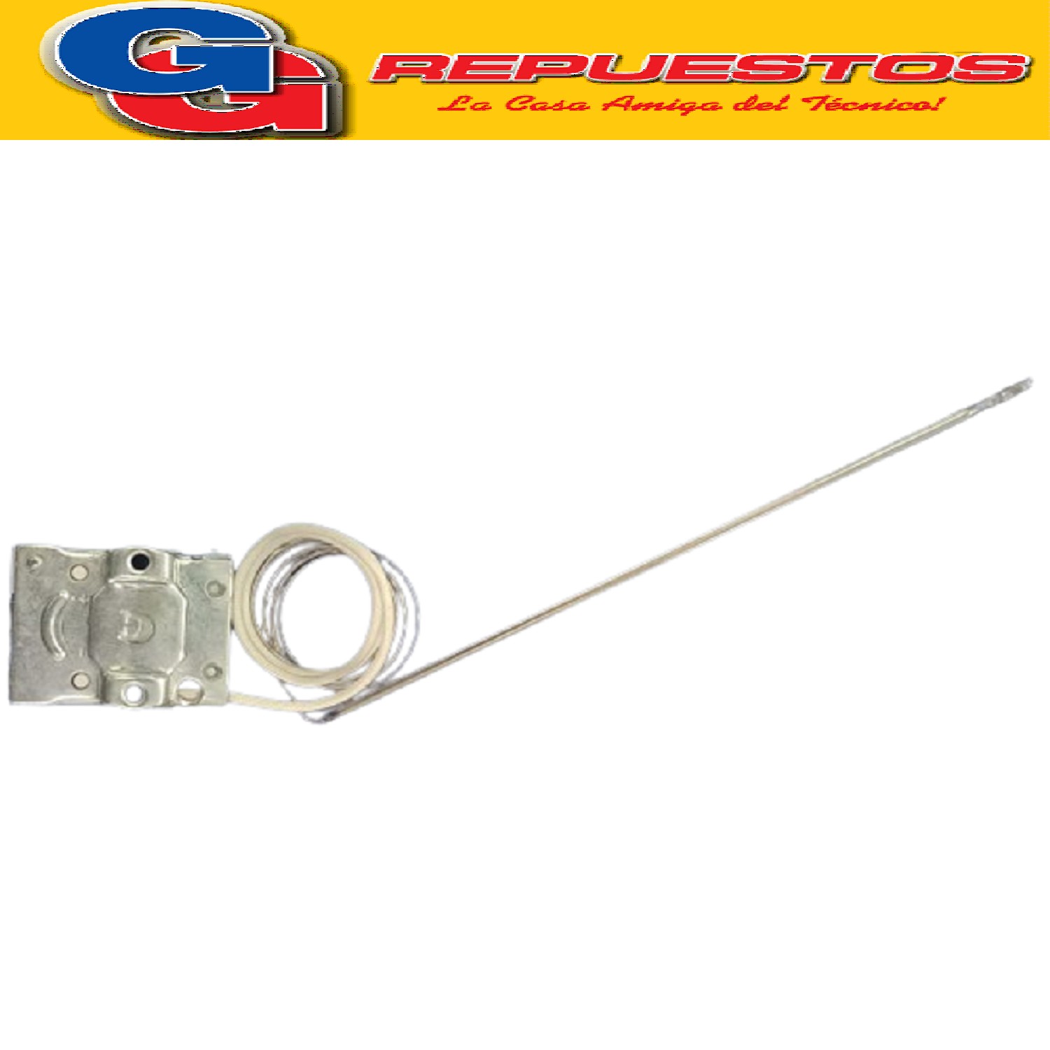 TERMOSTATO PARA HORNO ELECTRICO LONGVIE-ARISTON HE1900XF- HE 590 HE6900G-HE6900X-HE1500K-FPP602XA-FPP609XA-
HORNO ELECTRICO LONGVIE HE1500X-HE1700X-HE1900X-HE260XFS-HE3590QX-HE3590X-HE5700B- HE5900X
-HE590X-HE60XFS (2 CONT VAINA BLANCA ORIGINAL)
Cod.Origen: 42833528-42823427-41017175 (CANDY GIAS) Termostato electrico 81380772-74X5881-C08D0002A7-AS0005964 (OTROS) TERMOSTATO ORIGINAL HORNO CANDY 50/280 83140201 () 12468 (LONGVIE ARG.) HE3590 - TERMOSTATO Fabricante: NT-253 K/3 (B17/52) 50-280